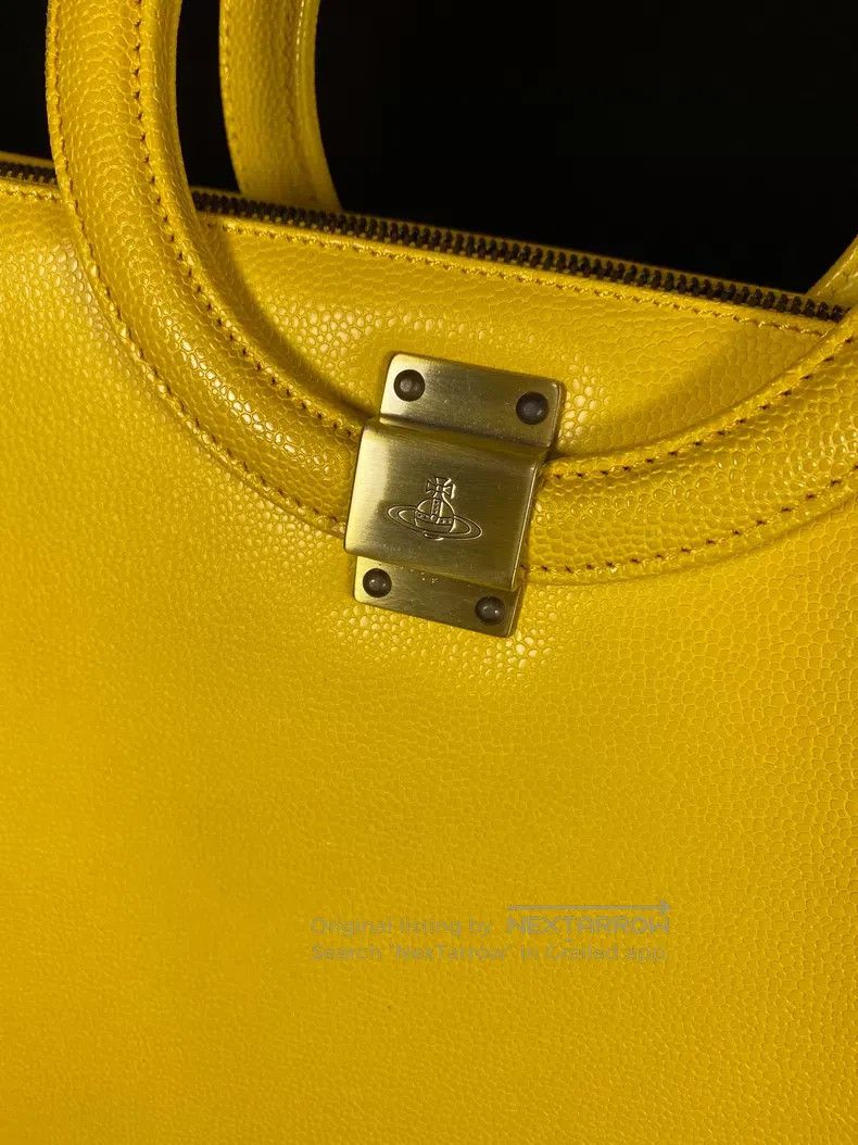 Vivienne Westwood vivienne westwood Round Ring Satchel Briefcase, Calf Grain Size ONE SIZE - 5 Thumbnail