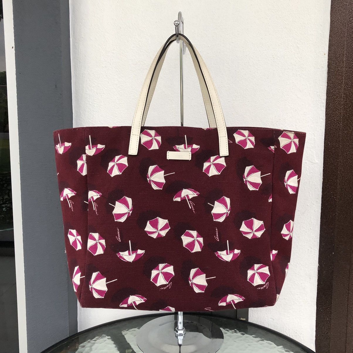 Gucci Authentic Gucci Canvas Tote Bag Size ONE SIZE - 9 Thumbnail