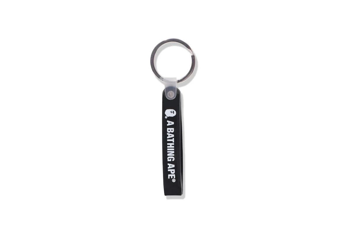 Bape Bape Rubber Loop Keychain Black Size ONE SIZE - 1 Thumbnail