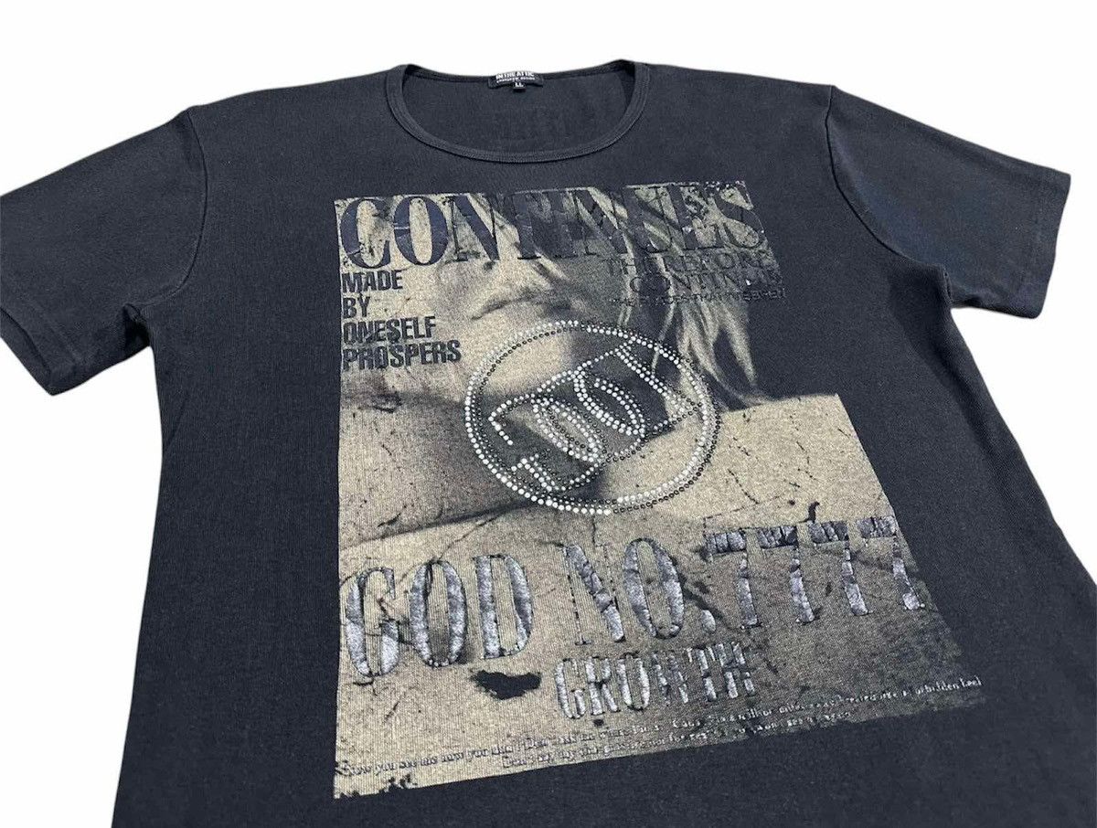 If Six Was Nine × In The Attic × Japanese Brand 🔥Sick Y2K In The Attic Poem Shirt Naked Woman Goth Punk Size US L / EU 52-54 / 3 - 3 Thumbnail