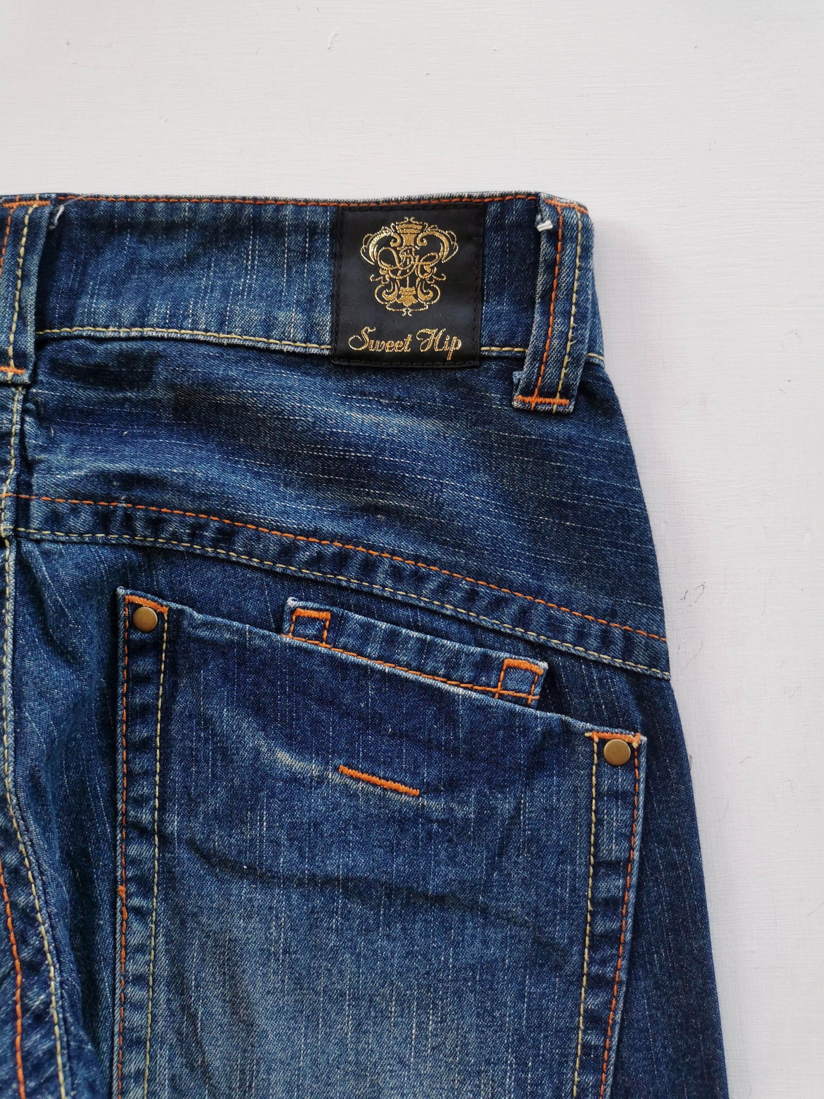 If Six Was Nine Sweet Up Flare Denim Jeans Size US 27 - 8 Thumbnail
