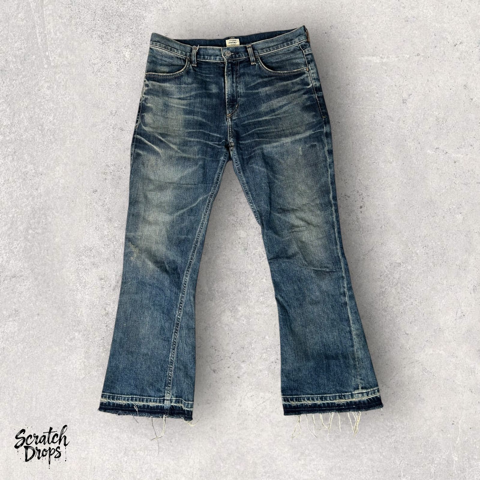 Citizens Of Humanity Citizens of Humanity Drew Fray Flare Jeans Size 24 Women's Size 27" / US 4 / IT 40 - 1 Thumbnail