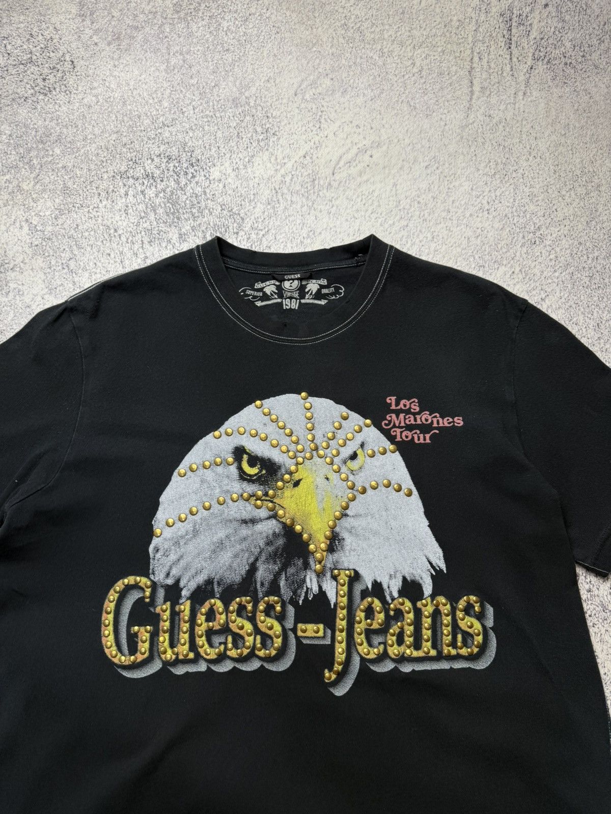 Guess Vintage Guess Jeans Los Marones Tour T-shirts Y2K Size US XL / EU 56 / 4 - 3 Thumbnail