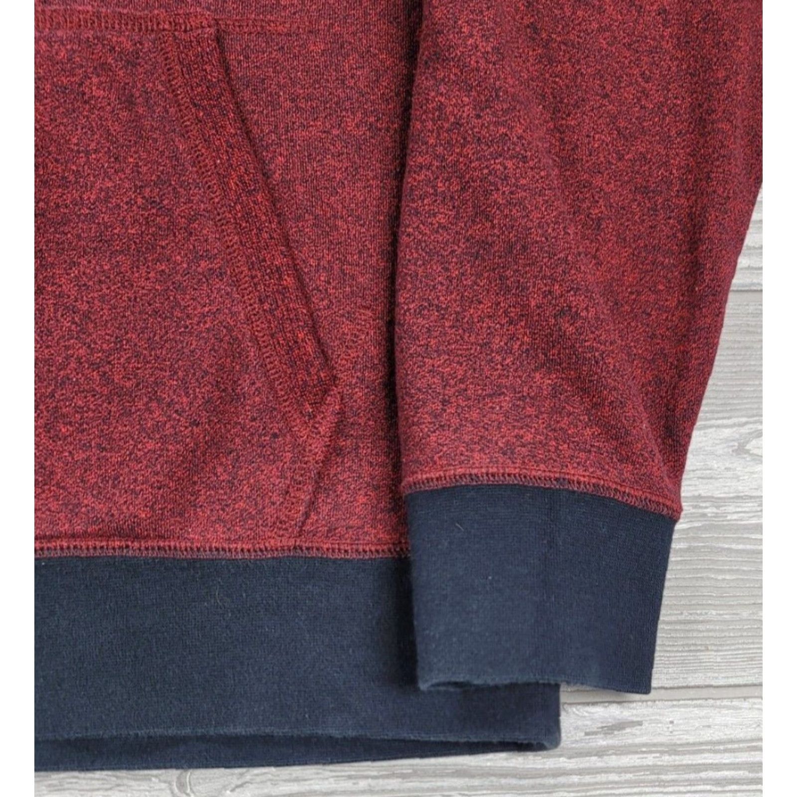 Nike Nike Hoodie Men’s Pullover V-Neck Kangaroo Pocket Black Red XS? No, Size L. Size US L / EU 52-54 / 3 - 5 Thumbnail