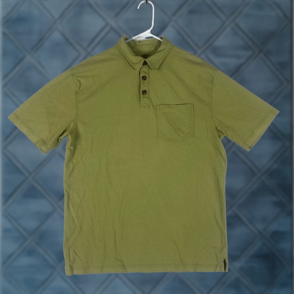 CO Duluth Trading Co Polo Shirt Men’s M Green Short Sleeve Button Collar Casual Size US M / EU 48-50 / 2 - 1 Thumbnail