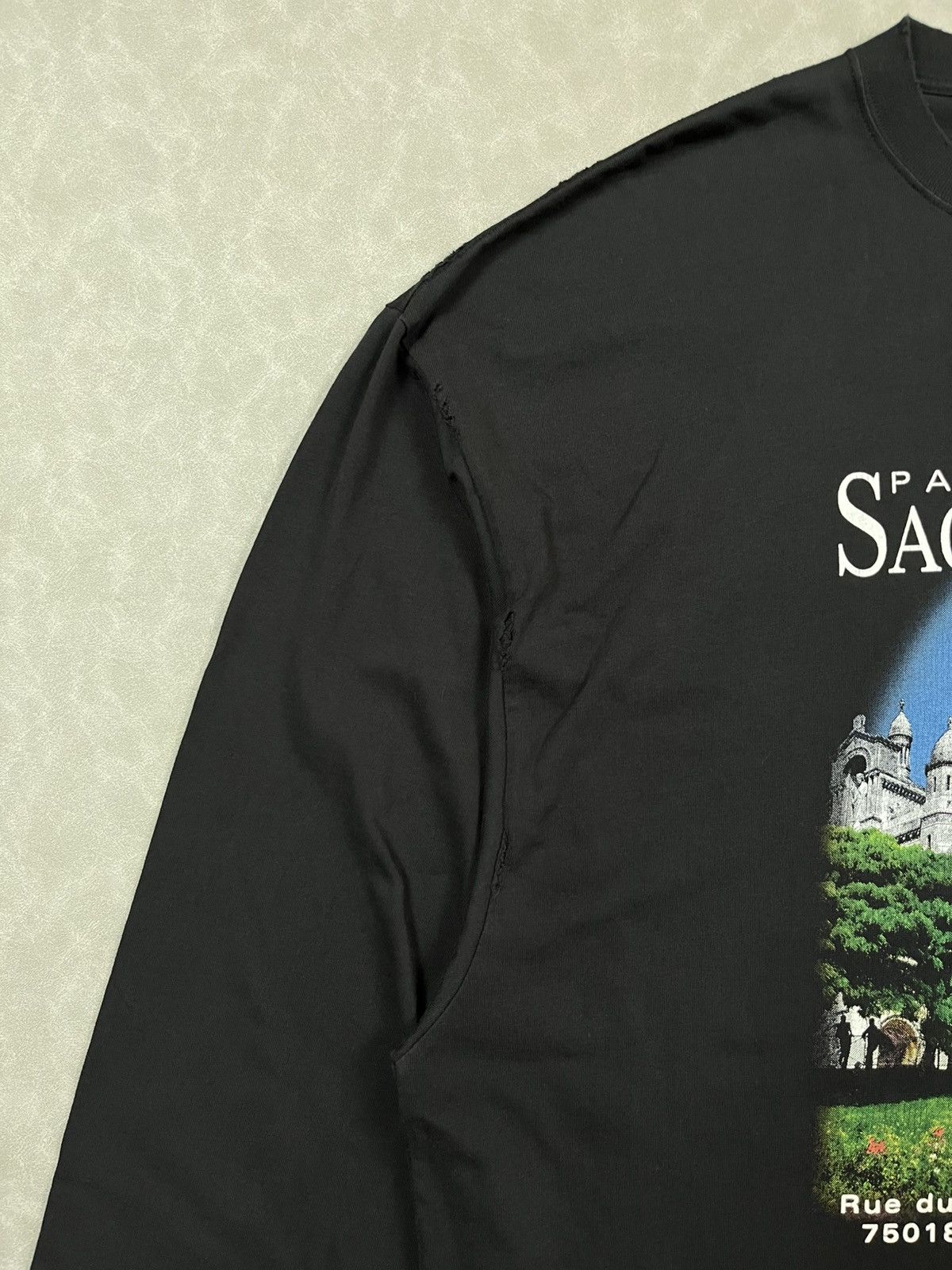 Balenciaga Balenciaga scare couer oversized distressed longsleeve Size US L / EU 52-54 / 3 - 16 Thumbnail