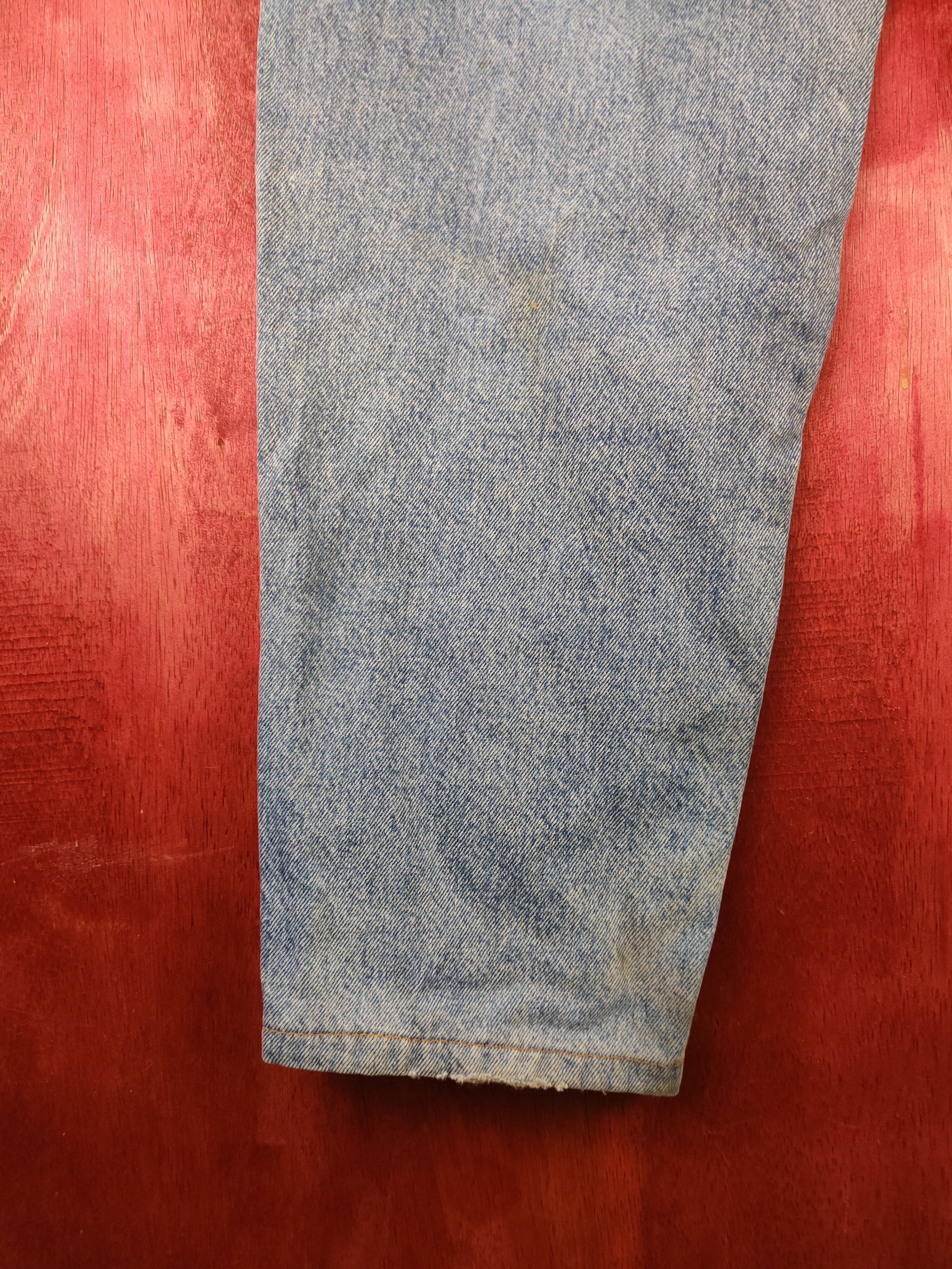 Japanese Brand VINTAGE wrangler Rusty Faded Blue Denim Jeans Pants N#S38 Size US 32 / EU 48 - 9 Thumbnail
