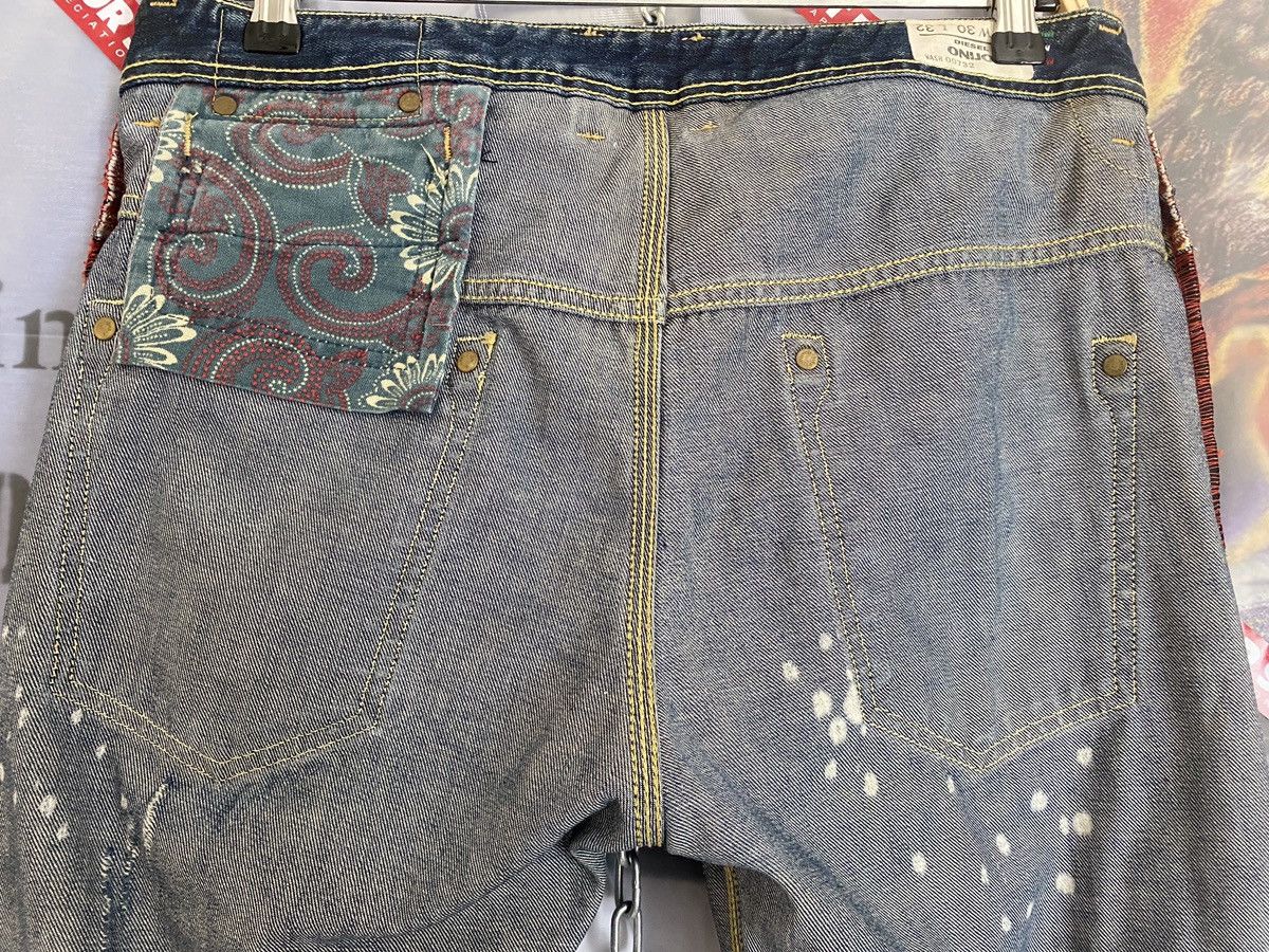 Diesel Vintage 2005 Diesel Onija Wash Denim Distressed Size US 33 - 20 Thumbnail