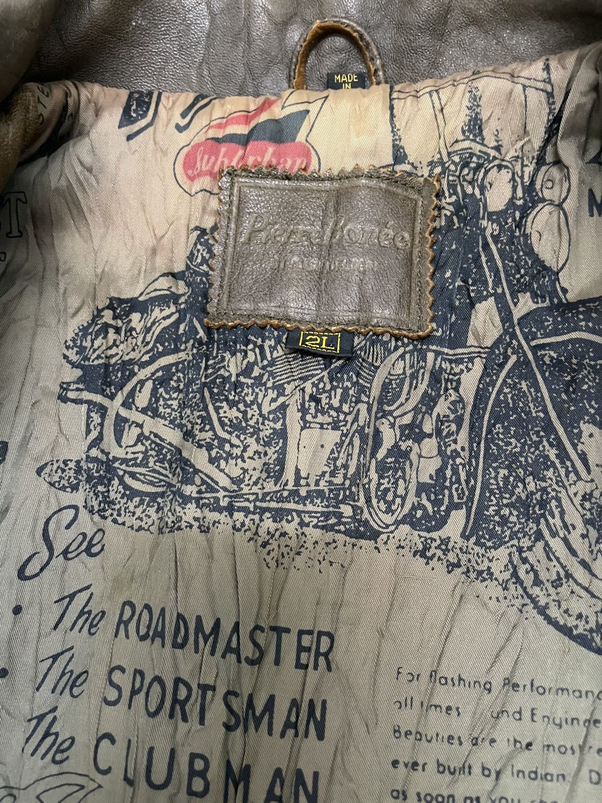 Indian Motorcycle Vintage Indian Motorcycle Flying Tigers Leather Jacket 50s Size US XL / EU 56 / 4 - 21 Thumbnail