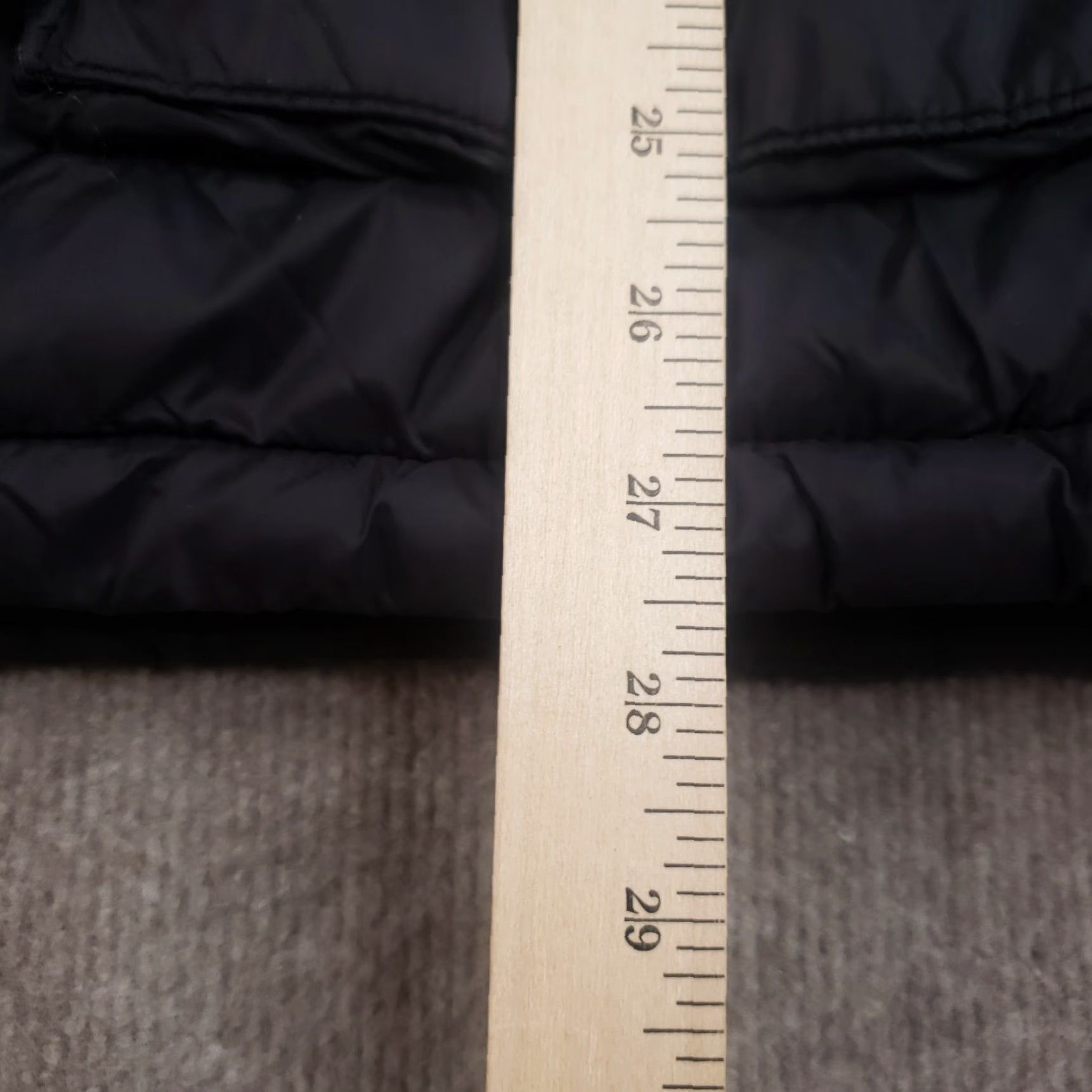 Vintage Divided Puffer Jacket Women Small Black Full Zip Hood Belt Removable Winter H&M Size S / US 4 / IT 40 - 4 Thumbnail
