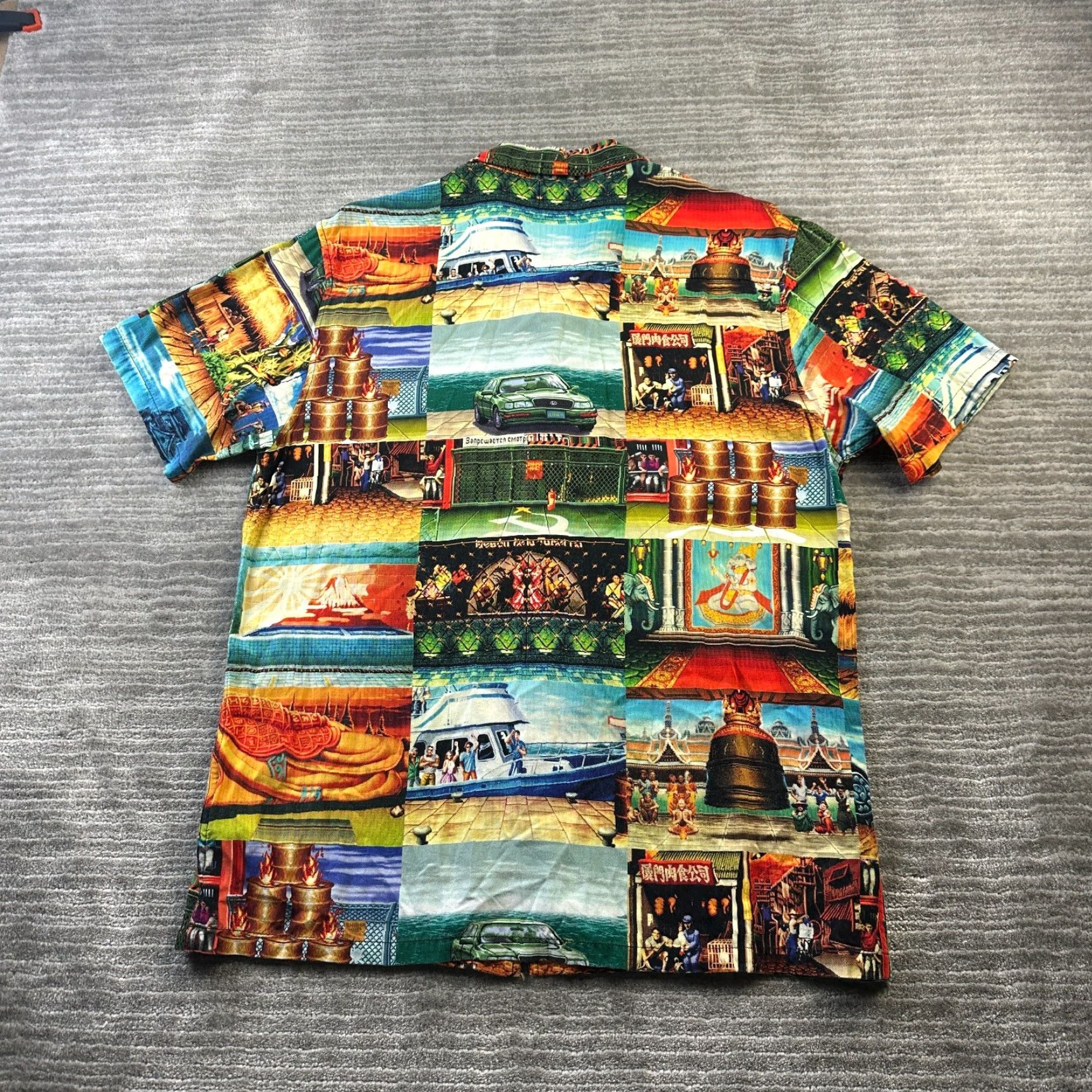 Huf Street Fighter Huf Shirt Mens Medium All Over Print Stage Resort All Over Print Size US M / EU 48-50 / 2 - 2 Thumbnail