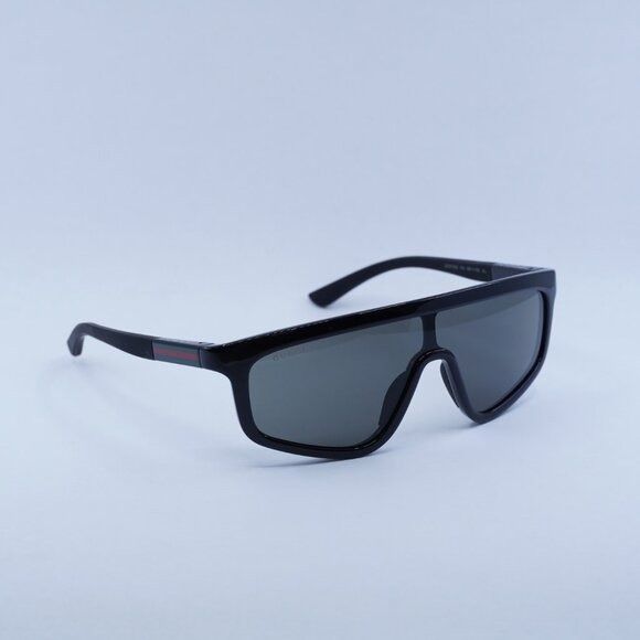 Gucci 🕶️ New Gucci GG1736S 001 Sunglasses - Shiny Solid Black Size ONE SIZE - 10 Thumbnail