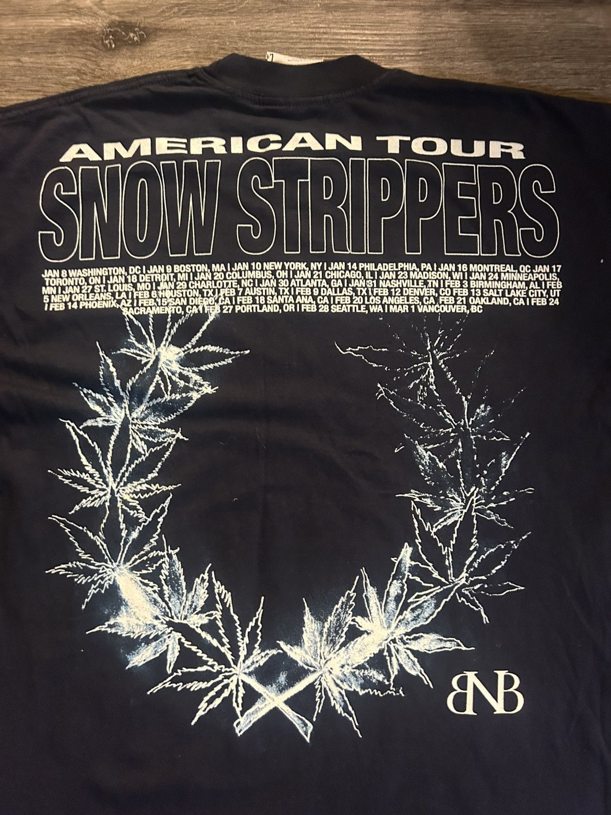 Other Snow strippers united states tour t shirt Size US L / EU 52-54 / 3 - 4 Thumbnail