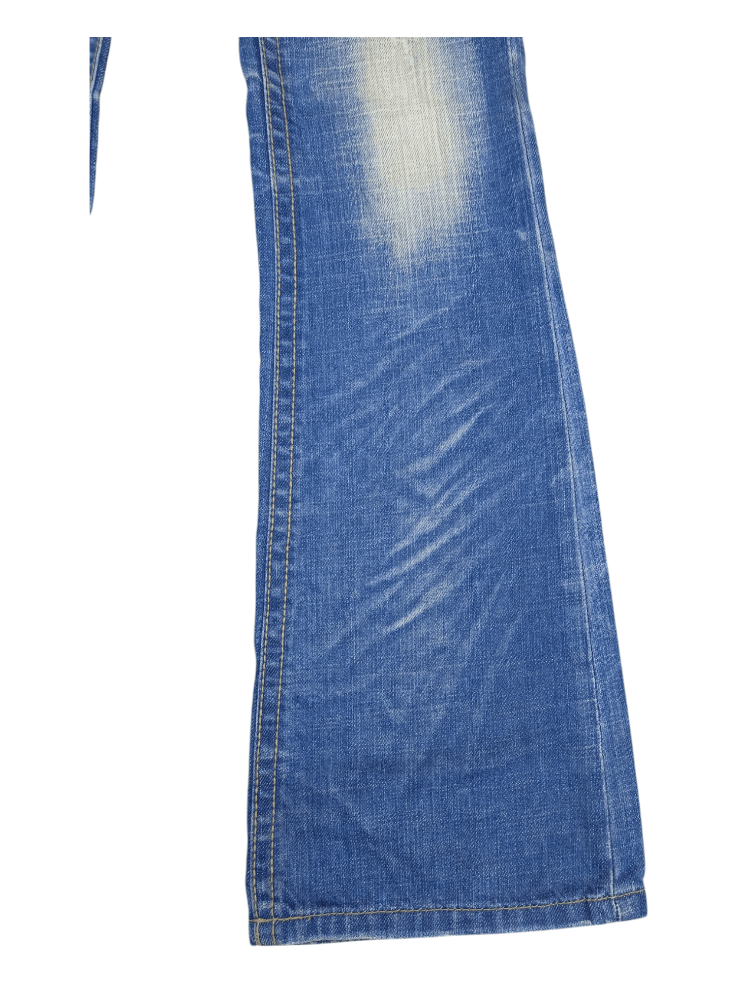 Japanese Brand LOLITA Zipper Back Pocket Low Rise Flare Jeans Size US 26 / EU 42 - 6 Thumbnail