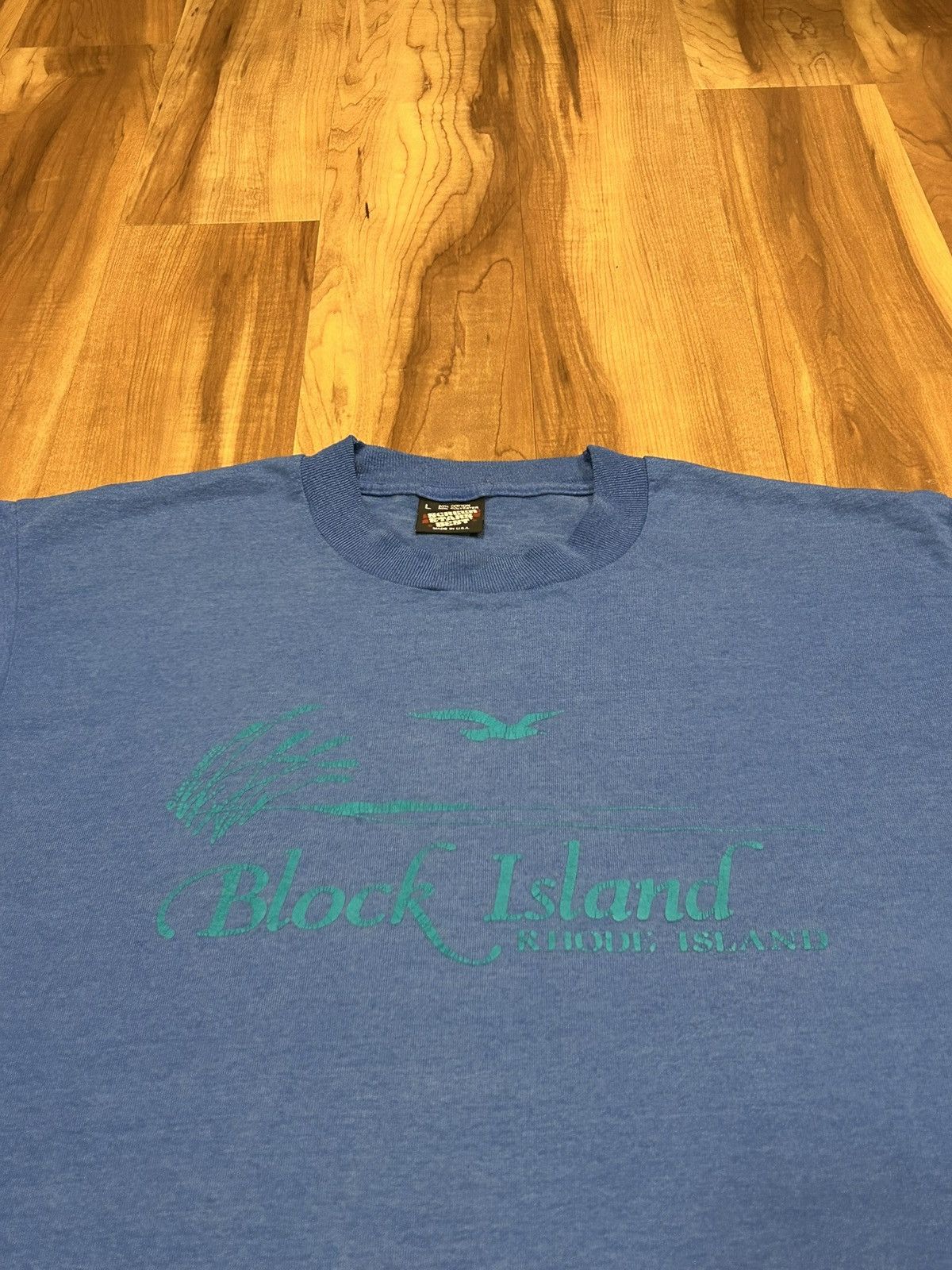 Other Vintage Block Island Rhode Island Screen Star Tee Size US L / EU 52-54 / 3 - 2 Thumbnail