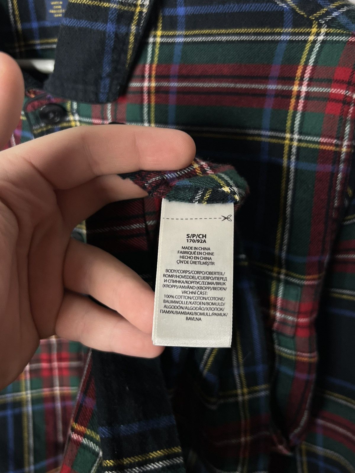 Polo Ralph Lauren Polo Ralph Lauren Plaid Long Sleeve Shirt Luxury Size US S / EU 44-46 / 1 - 9 Thumbnail