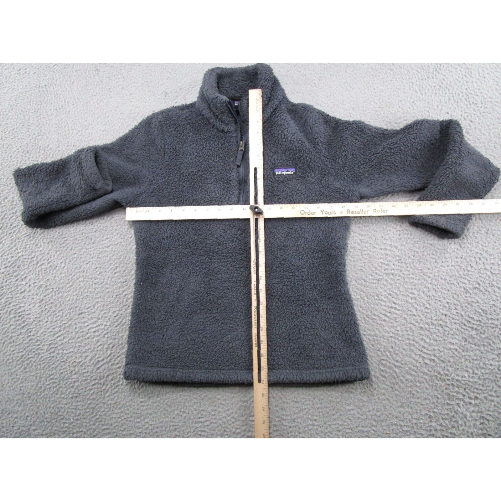 Patagonia Patagonia Jacket Womens S Gray 1/4 Zip Mock Neck Fleece Mid-Length Casual Outdoor Los Gatos Vintage: No Size S / US 4 / IT 40 - 6 Thumbnail