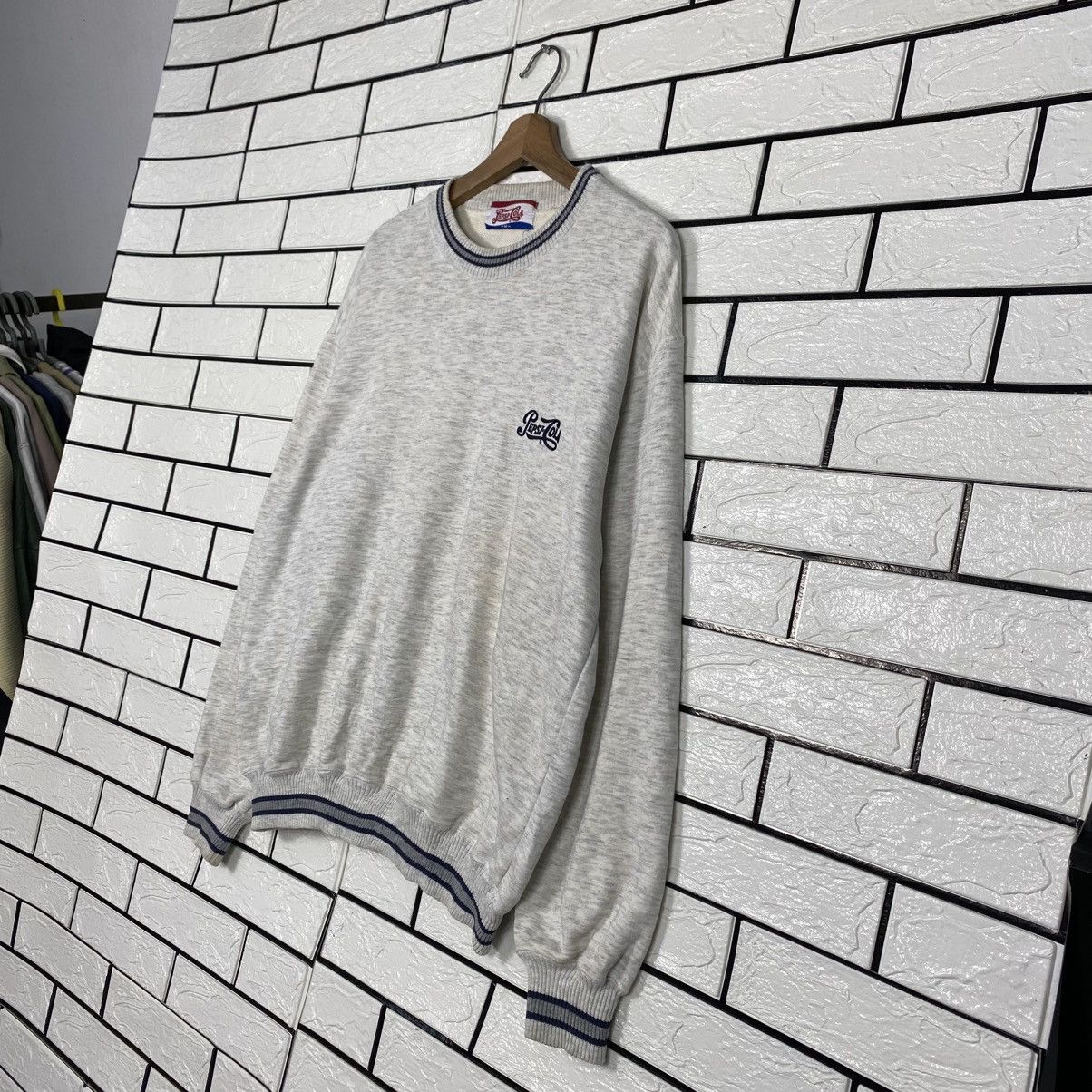 Vintage 📌Vintage Sweatshirt PepsiCola Big Logo Crewneck Size US M / EU 48-50 / 2 - 3 Thumbnail
