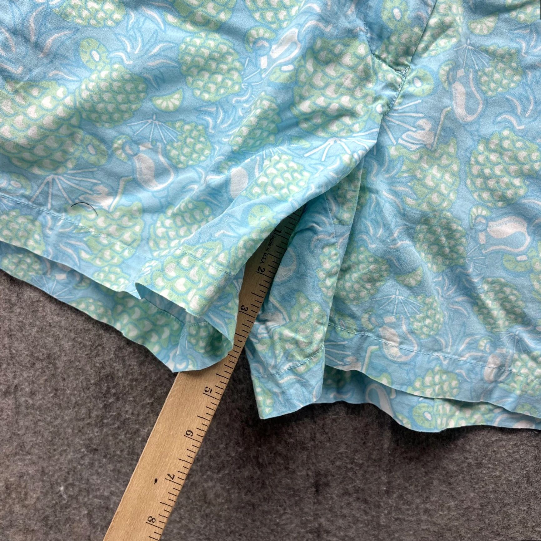 Vineyard Vines Vineyard Vines Shorts Women 4 Blue Chino Flat Front Casual Athletic 30 in Inseam 5 in Cotton Blended Fabric Button Womens Size 27" / US 4 / IT 40 - 4 Thumbnail