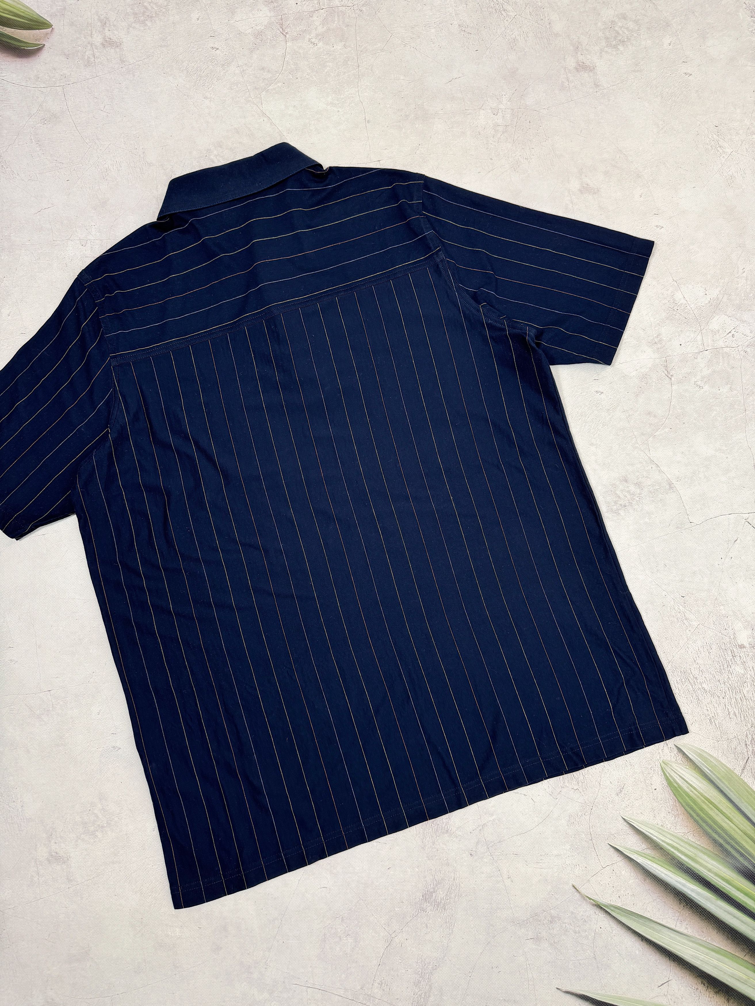 Vintage Vintage Francesco Morri Polo T-Shirt Navy Blue & Striped Size US M / EU 48-50 / 2 - 9 Thumbnail