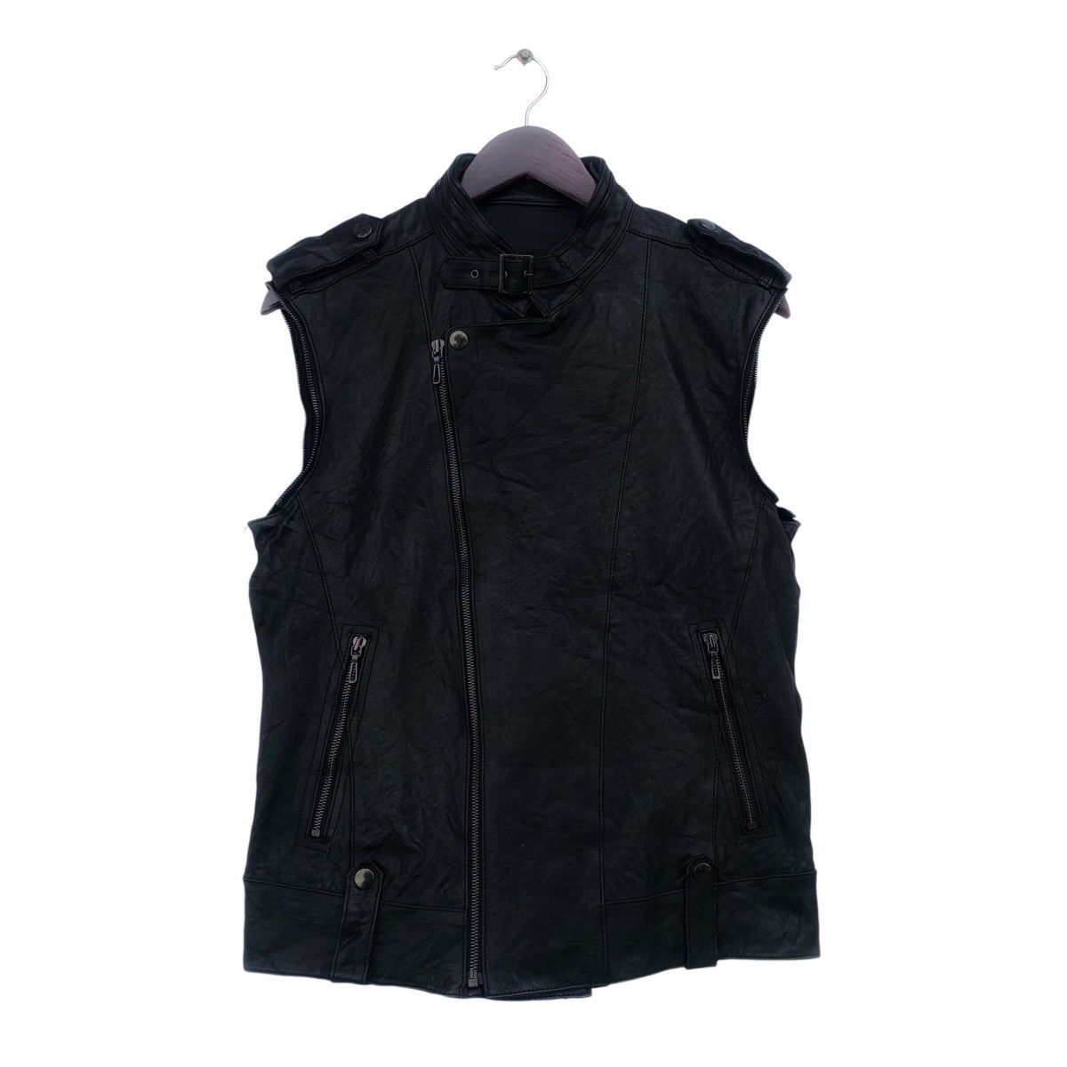 Tete Homme Tete Homme Issey Miyake Motorcycle Jacket Removable Sleeves Size US L / EU 52-54 / 3 - 8 Thumbnail