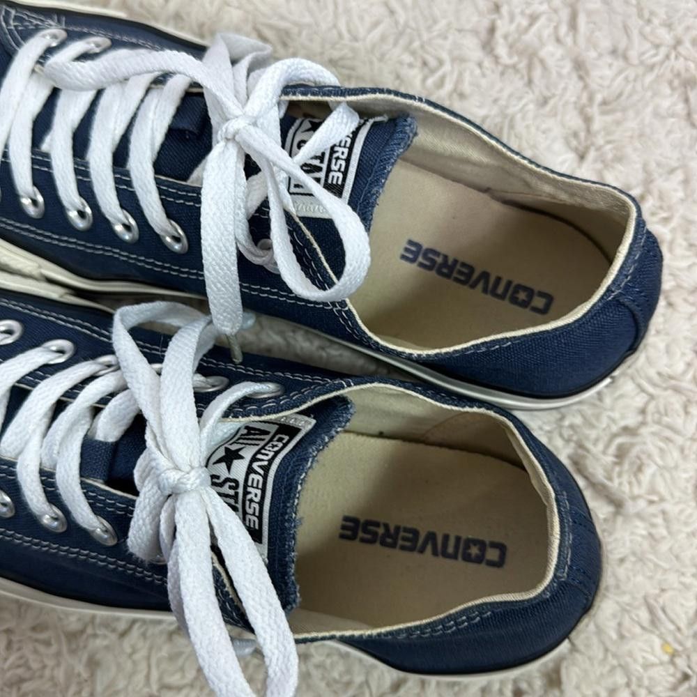 Converse Converse Navy and White Sneakers Size US 9 / EU 42 - 8 Thumbnail
