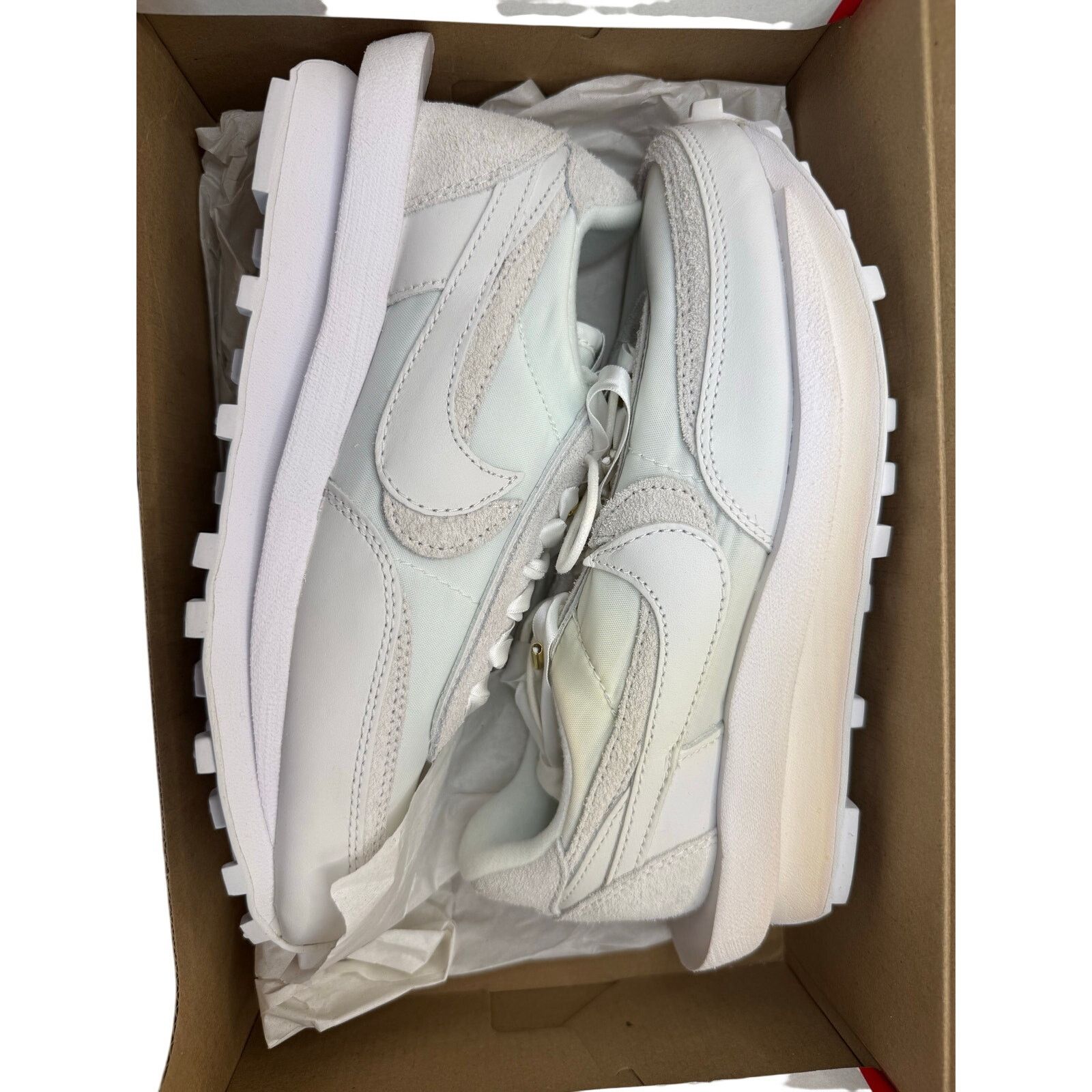 Nike × Sacai Nike LD Waffle Sacai White Nylon Size 5.5m 7w Size US 5.5 / EU 38 - 10 Thumbnail