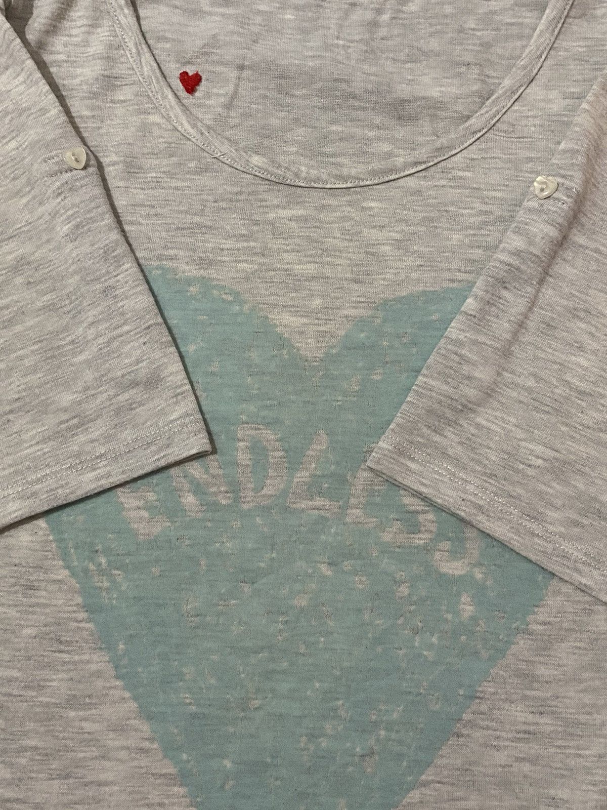 Japanese Brand × Market HEART MARKET JAPAN ENDLESSLY LOVE WAIST FLARE TEES Size M / US 6-8 / IT 42-44 - 8 Thumbnail