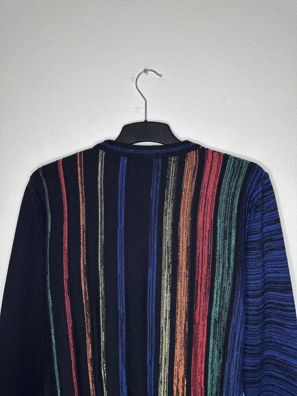 Carlo Colucci Carlo Colucci Knit Sweater Made in Italy Multicolor Striped Size US M / EU 48-50 / 2 - 13 Thumbnail