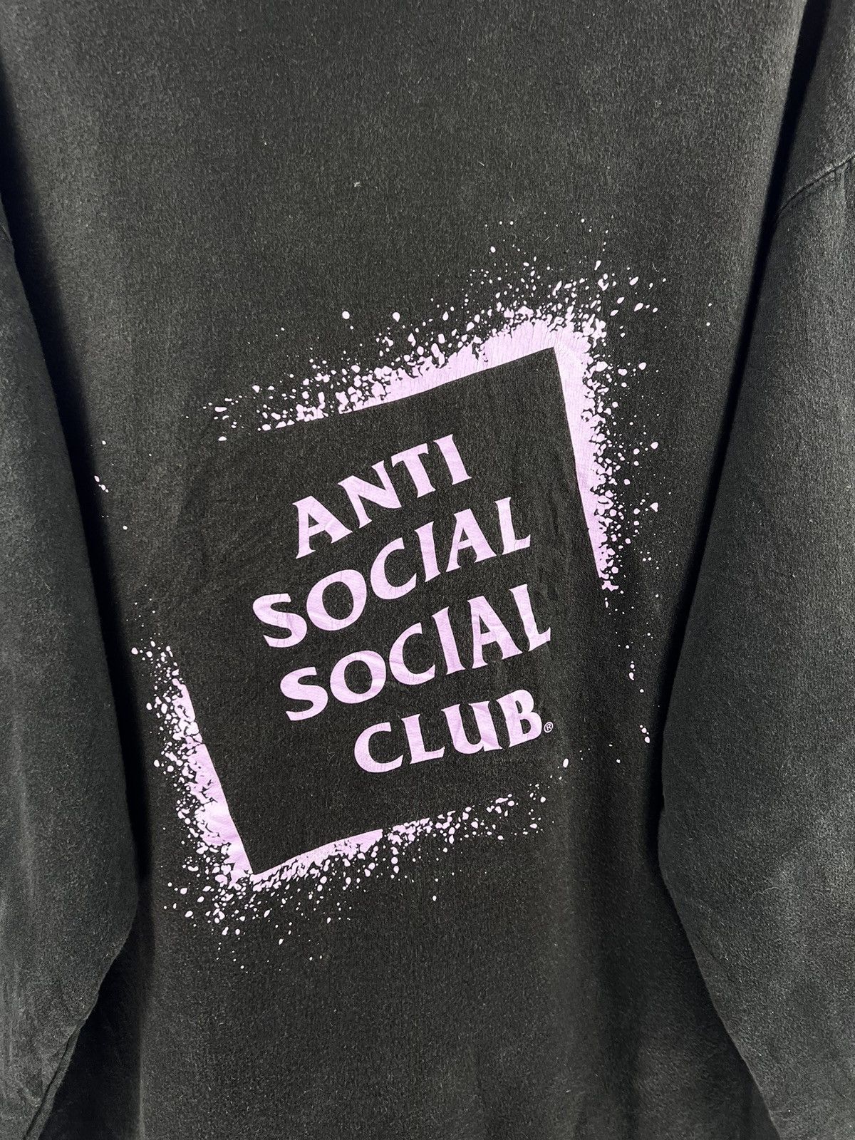 Anti Social Social Club 🔥 Streetwear ASSC fade Splatter Paint Logo Hoodie Sweat - M Size US M / EU 48-50 / 2 - 11 Thumbnail