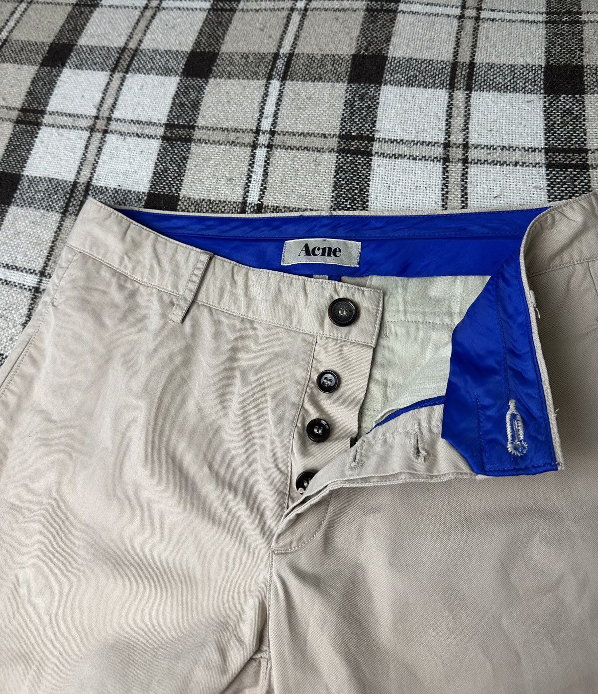 Acne Studios Acne Studios «Gin Kitt» Pants Trousers Blue Overlock 28/32 Size US 28 / EU 44 - 10 Thumbnail