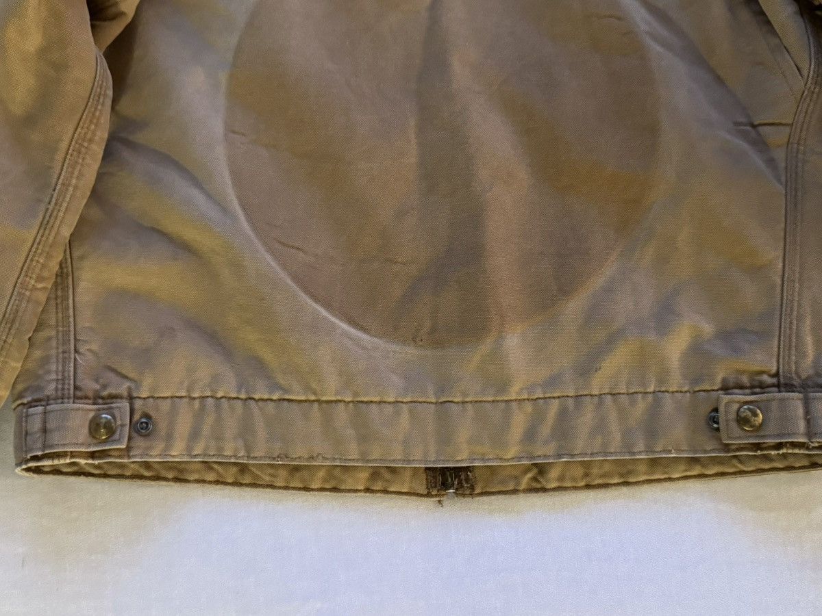 Carhartt Vintage Carhartt Detroit Jacket Blanket Lined Tan Brown USA Size US S / EU 44-46 / 1 - 16 Thumbnail