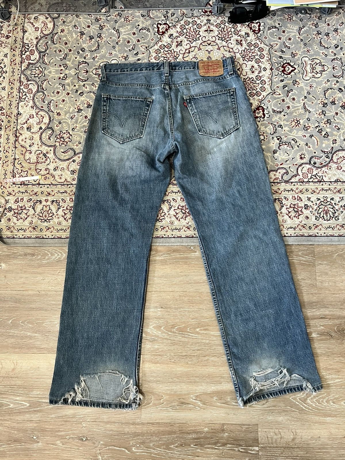 Levi's Vintage Clothing 2000s Levis Flare Bootcut Jeans y2k style Size US 33 - 4 Thumbnail
