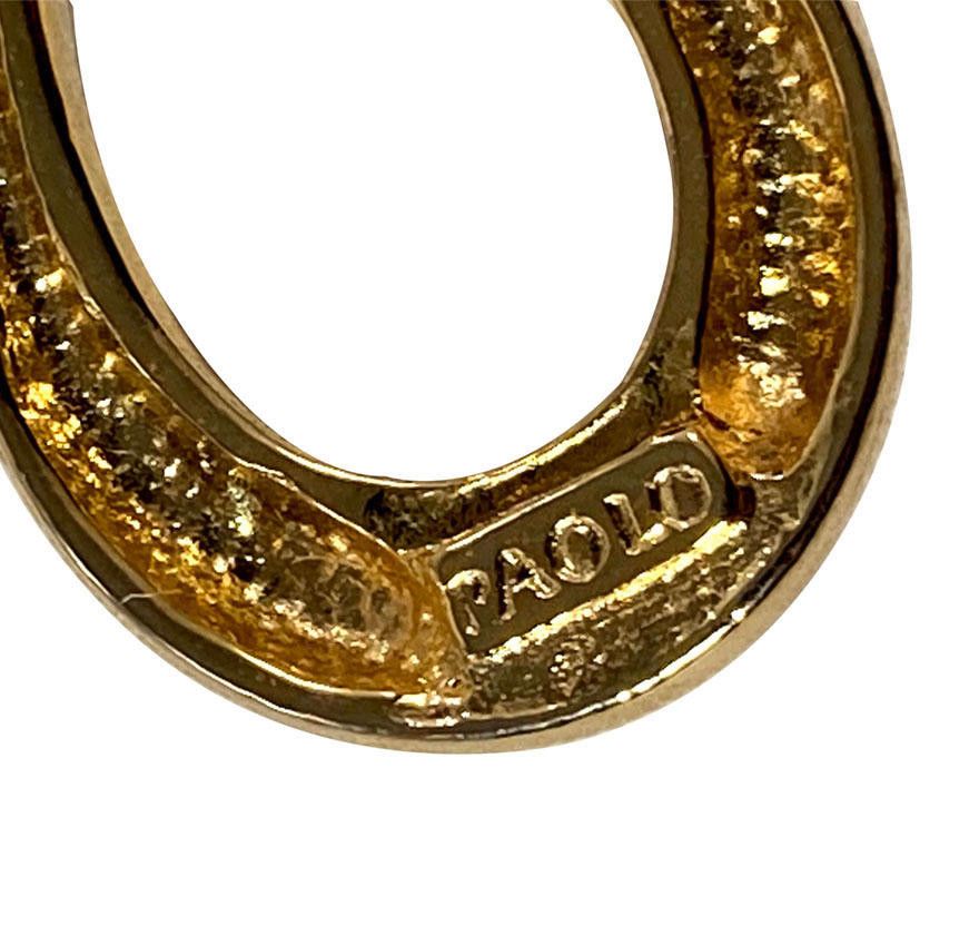 Polo Ralph Lauren Paolo Gucci Goldtone Red Lucite Cabochon Earrings Size ONE SIZE - 6 Thumbnail