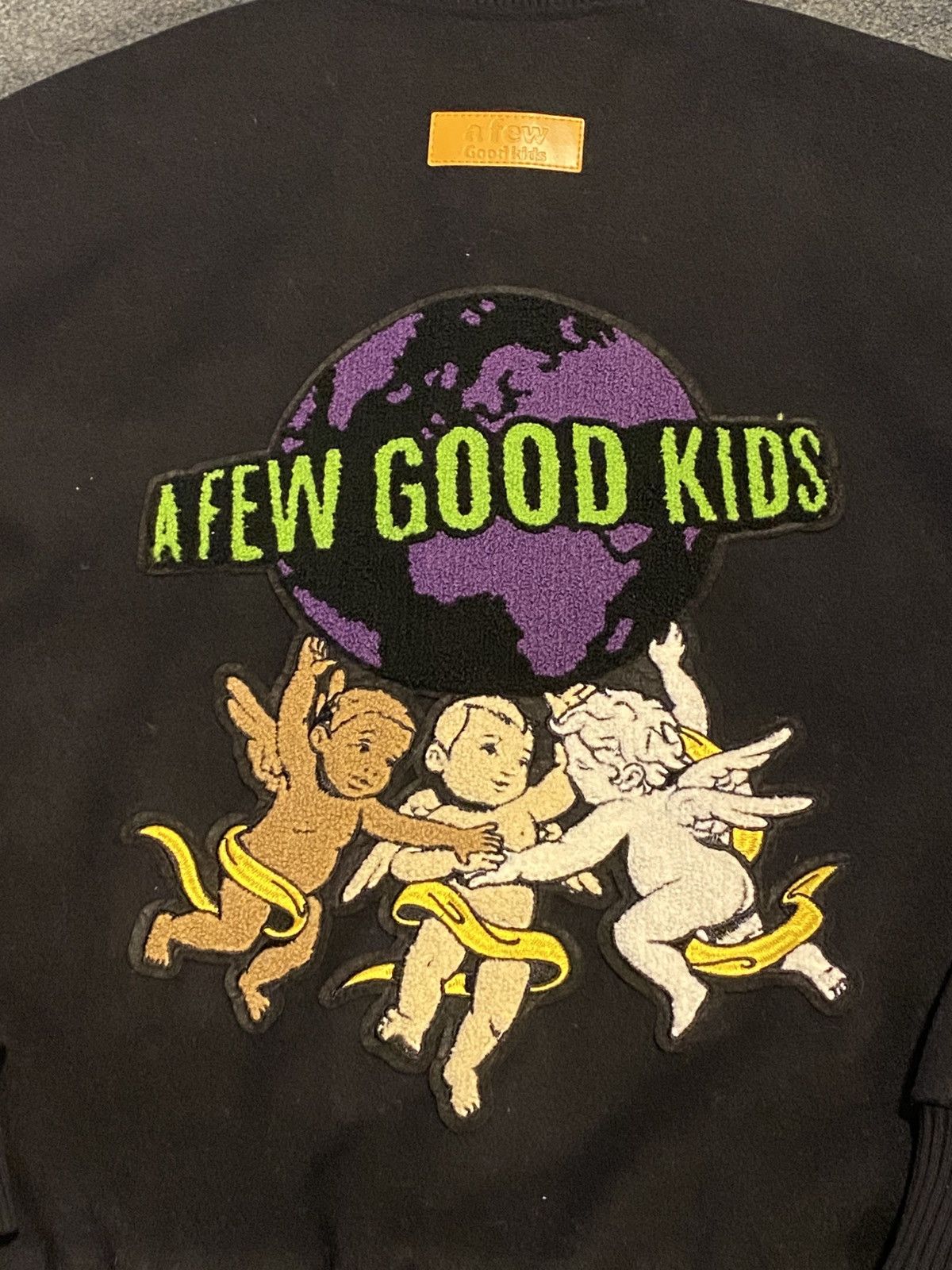 Designer A FEW GOOD KIDS PEACE ANGEL WOOL VARSITY JACKET Size US M / EU 48-50 / 2 - 2 Thumbnail