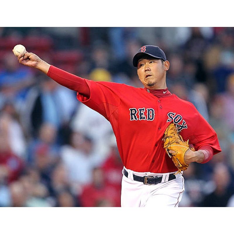MLB × Majestic MATSUZAKA #18 Boston Red Sox 2000s Majestic jersey MLB vtg Size US XL / EU 56 / 4 - 16 Thumbnail