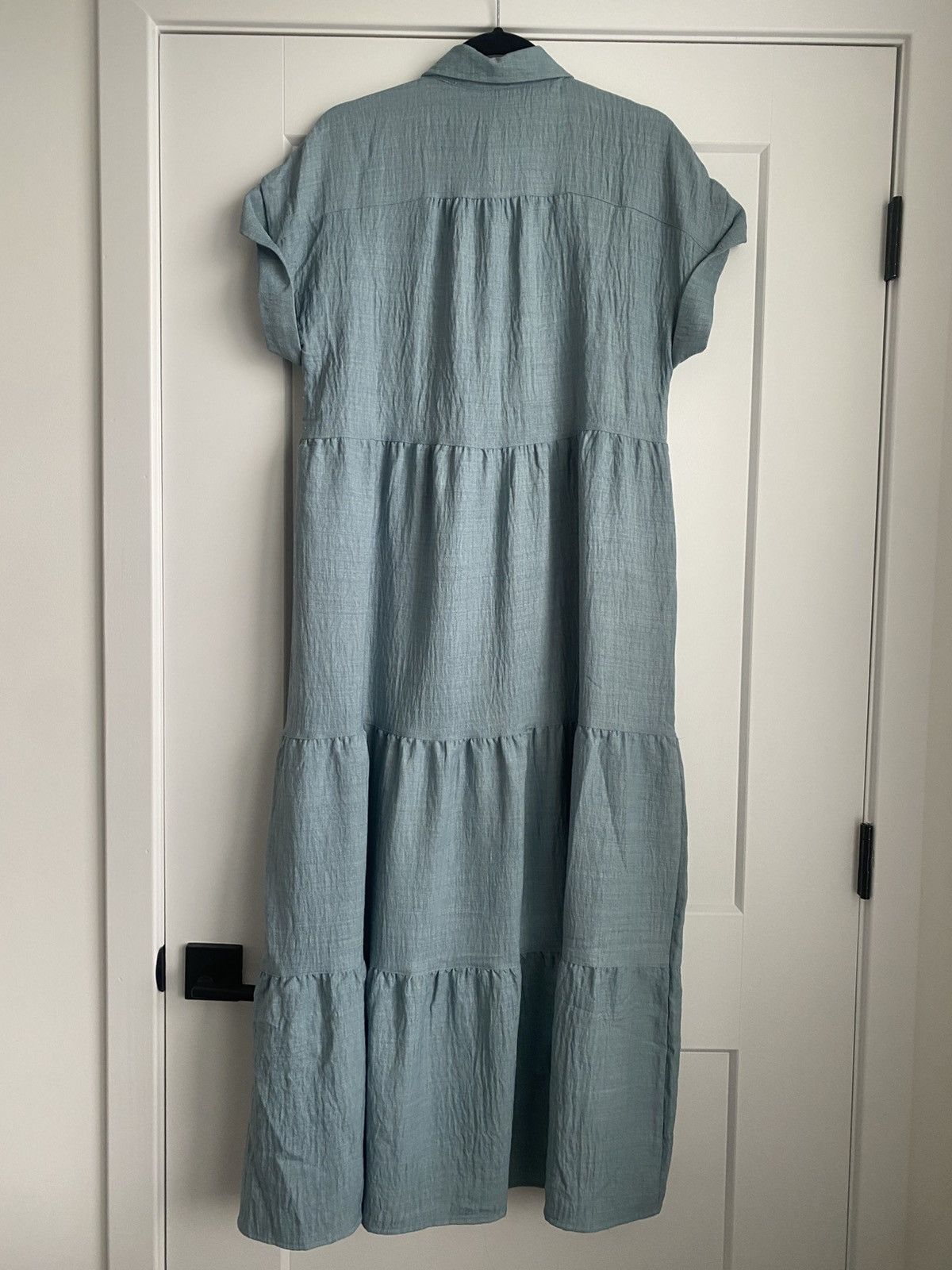Other NWT Max Studio London Short Sleeve Tiered Maxi Shirtdress Size M / US 6-8 / IT 42-44 - 7 Thumbnail
