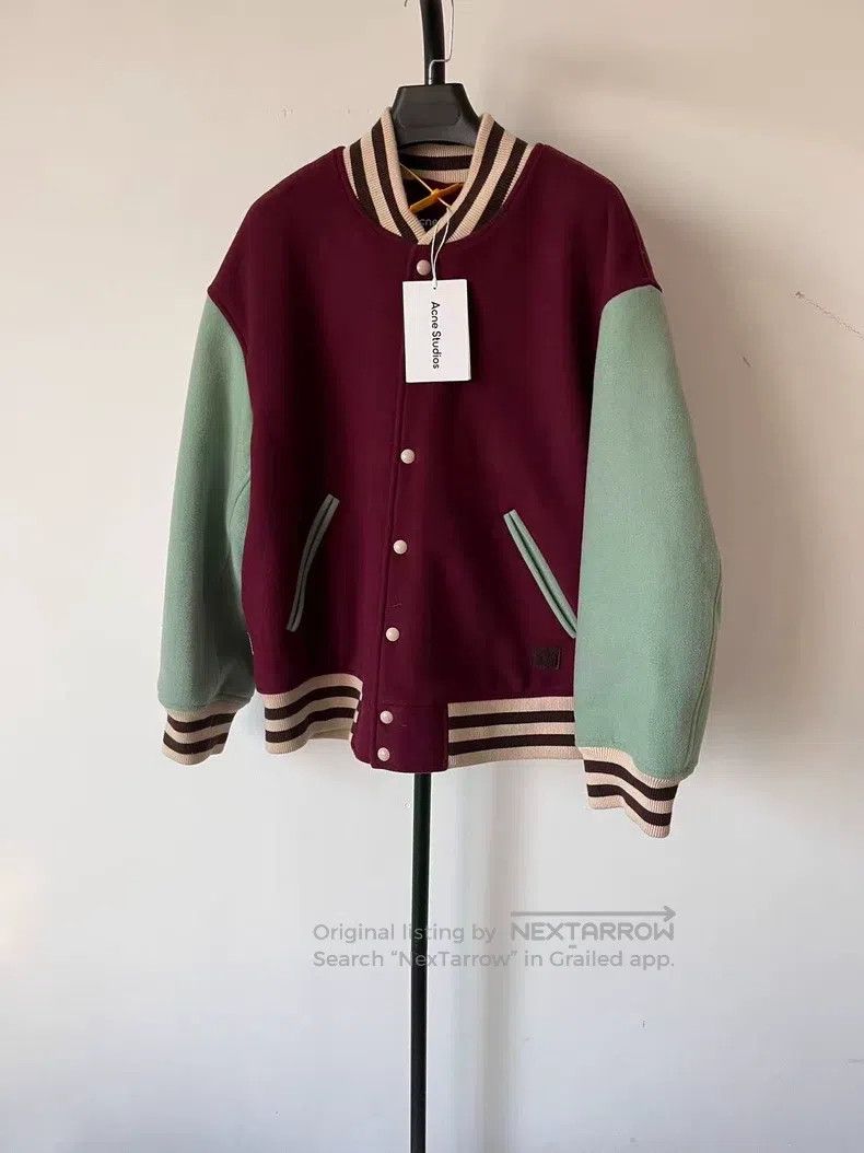 Acne Studios Acne Studios Contrast stripe single-breasted collegiate st Size US XS / EU 42 / 0 - 1 Thumbnail