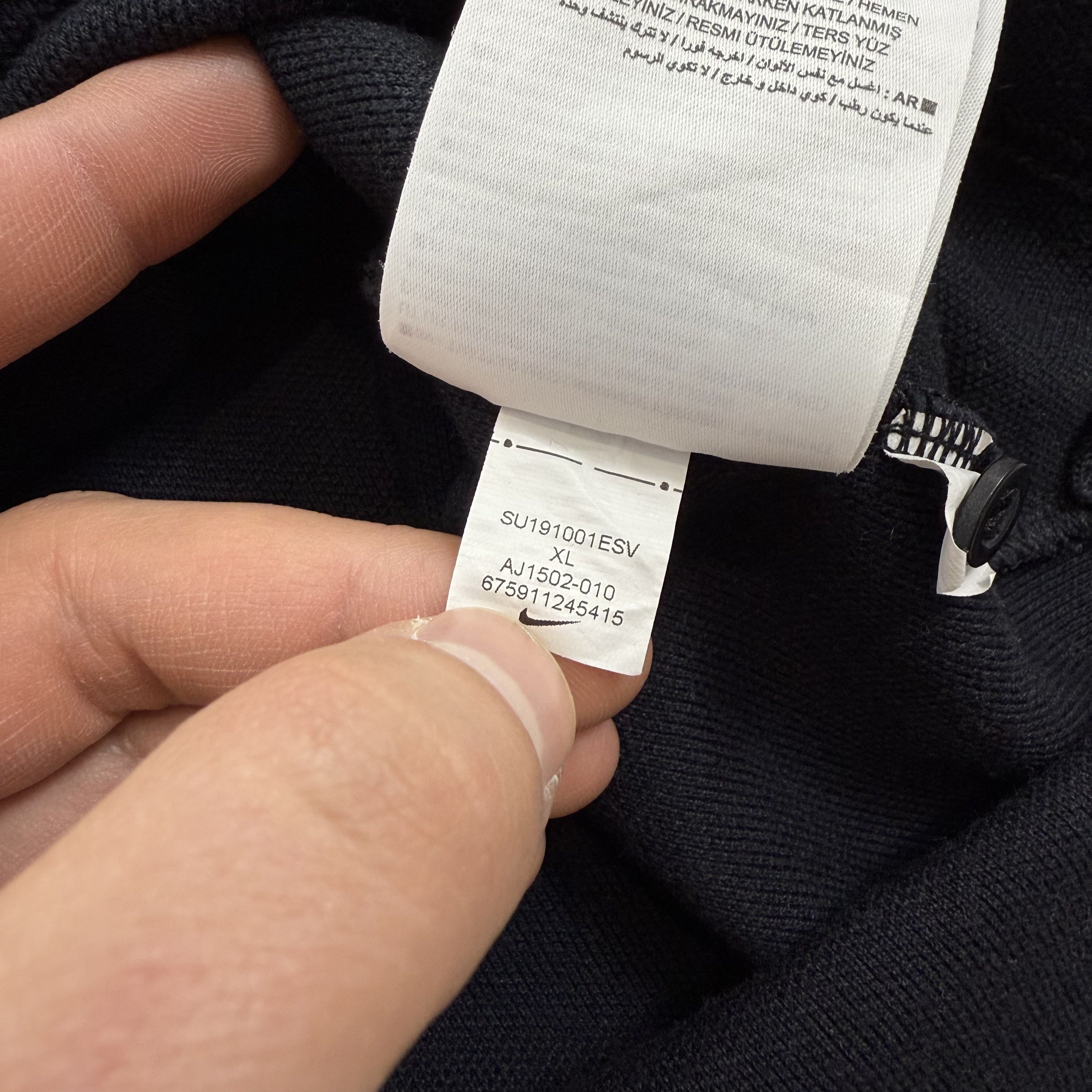 Nike Nike Black Polo Tee Shirt Size US XL / EU 56 / 4 - 8 Thumbnail