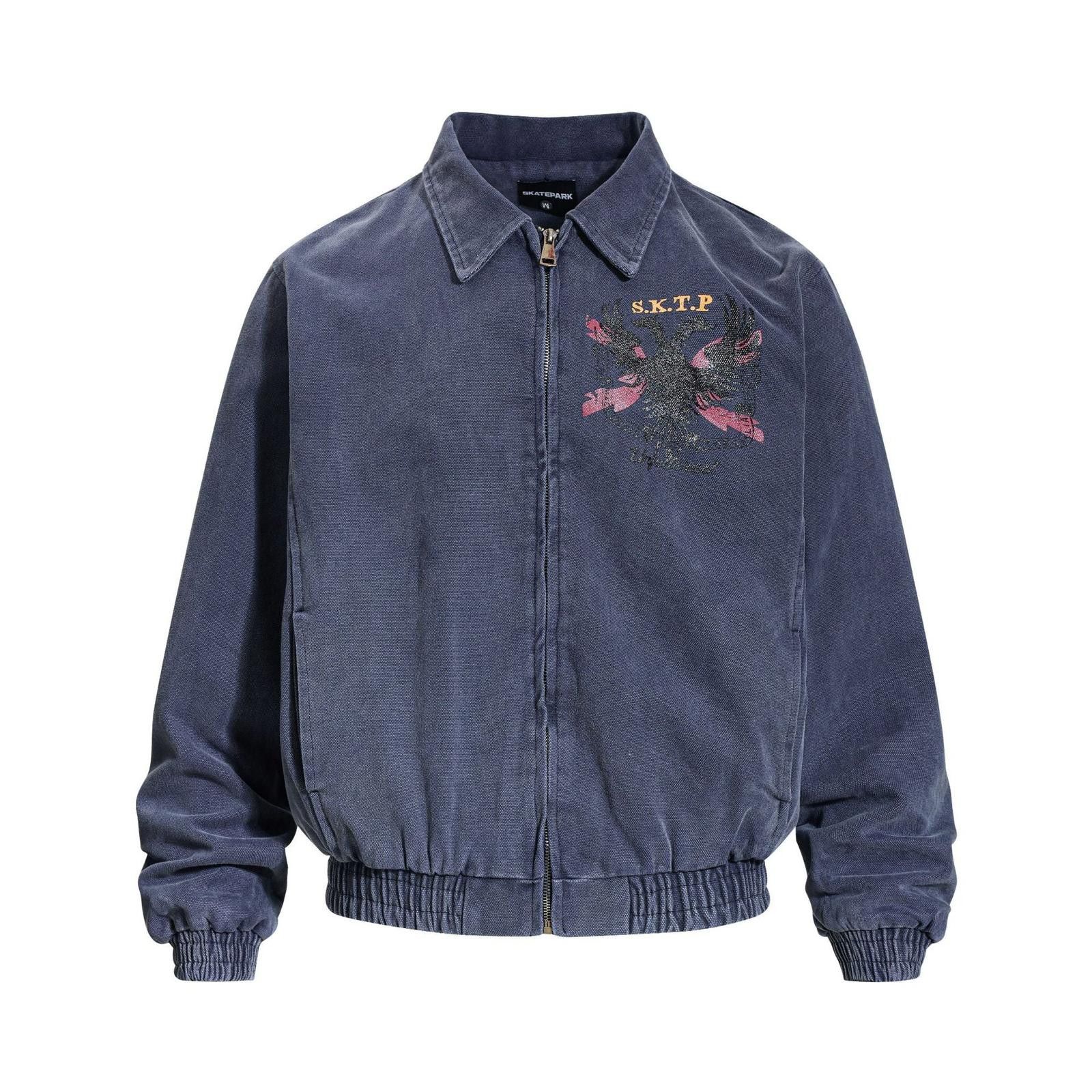 Japanese Brand Utility Jacket with Graphic Print Size US M / EU 48-50 / 2 - 1 Thumbnail