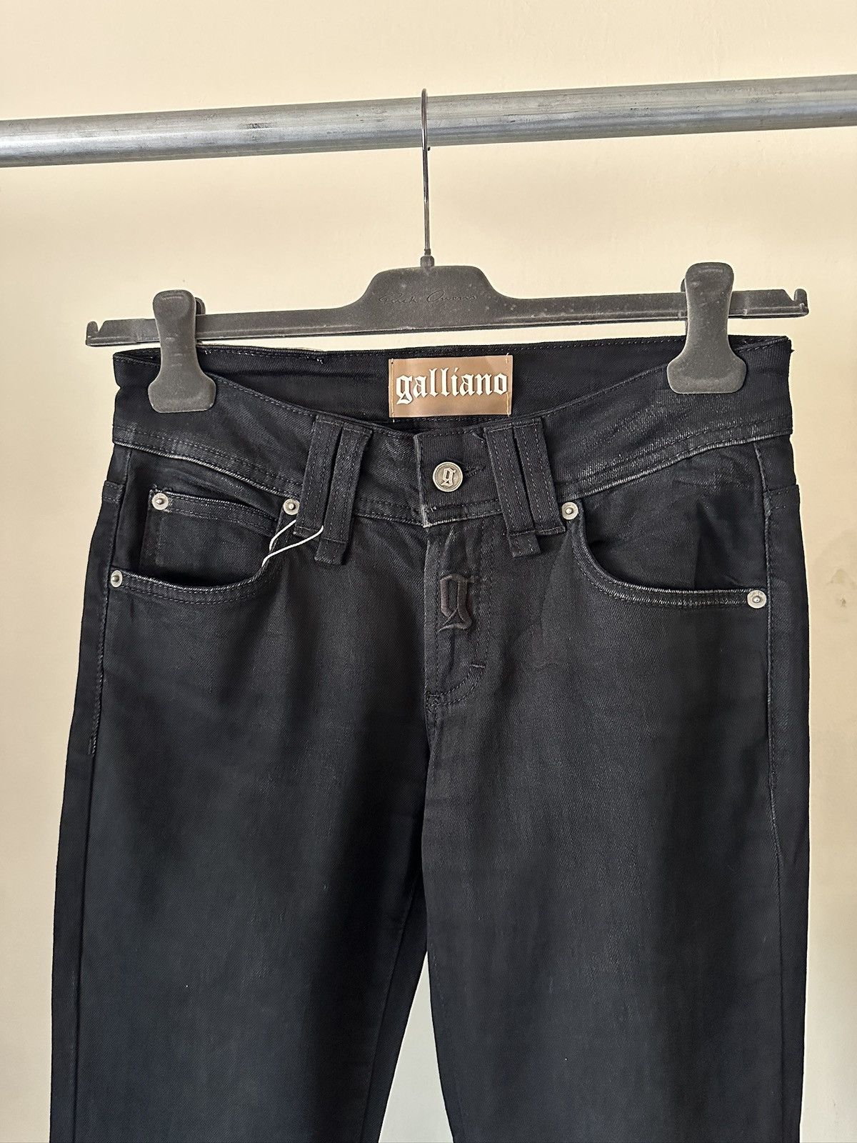 John Galliano 2000s John Galliano black Flare Jeans Size US 29 - 4 Thumbnail