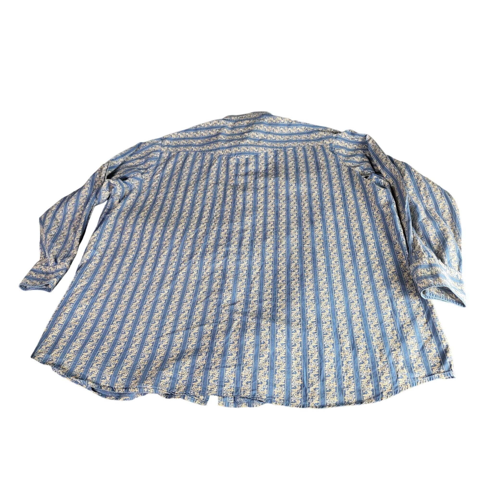 Other King Size Pearl Snap Shirt Men Sz 4XL Blue Floral Plus Size Size US XXL / EU 58 / 5 - 2 Thumbnail
