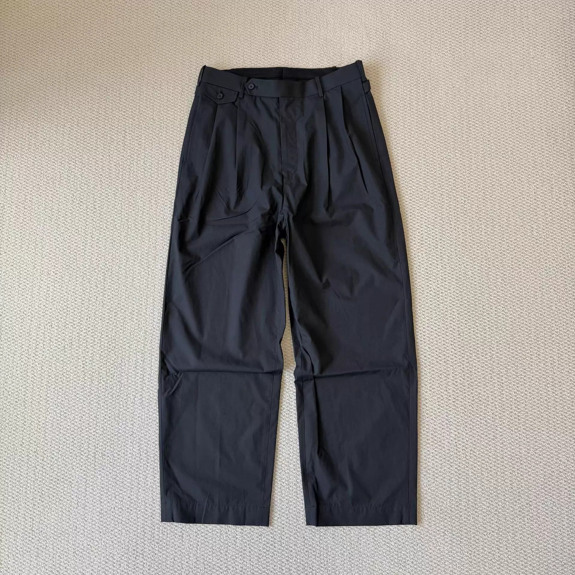 A.PRESSE A.PRESSE 26SS Double-Pleat High-Waist Trousers 41-42 RIRI Size US 32 / EU 48 - 2 Thumbnail