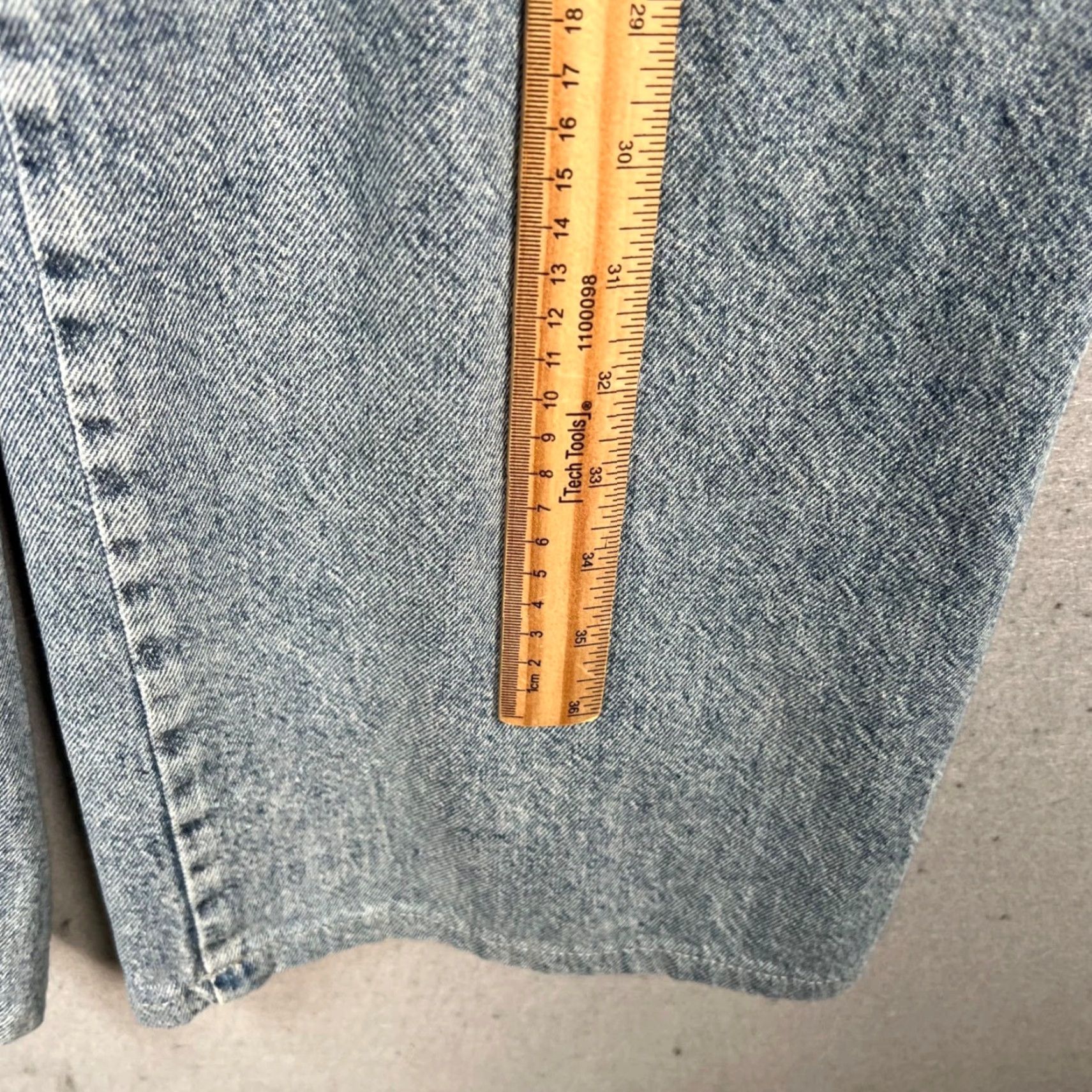 Denime Ame Antwerp Jeans Womens 38 Light-Wash Denim Elastic Waist Wide-Leg 5-Pocket 29in Inseam Summer Fall Vintage: No Mens/Womens: Womens Size 26" / US 2 / IT 38 - 7 Thumbnail
