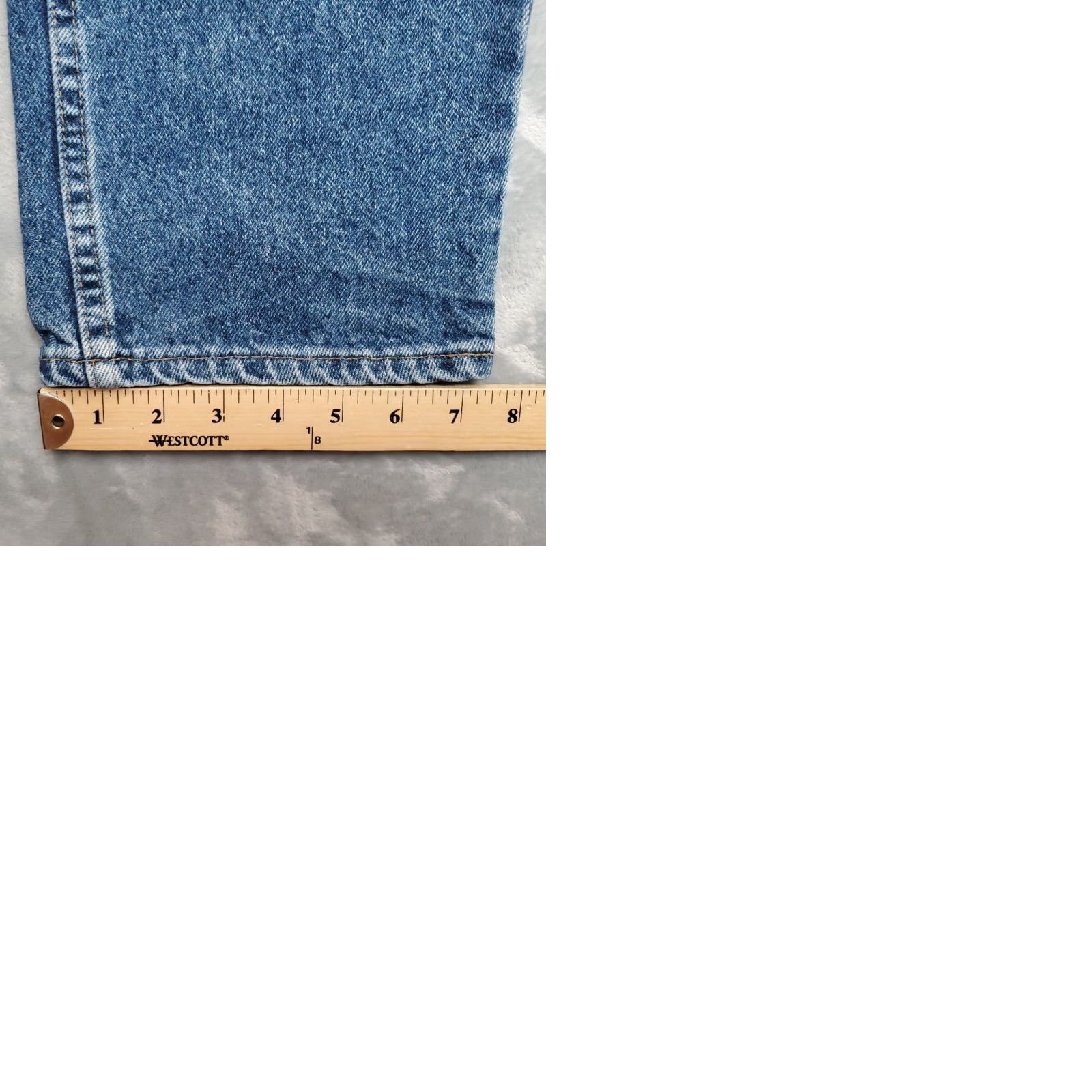 Wrangler VINTAGE Wrangler Jeans Mens 34x30 Blue Denim Premium Quality Comfort Made in USA Size US 34 / EU 50 - 9 Thumbnail