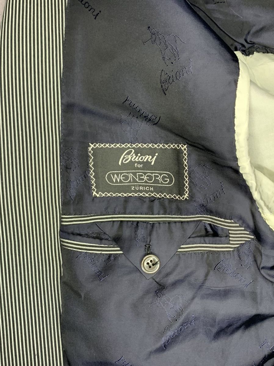 Brioni Brioni Silk Stripped Blazer Size 54R - 7 Thumbnail