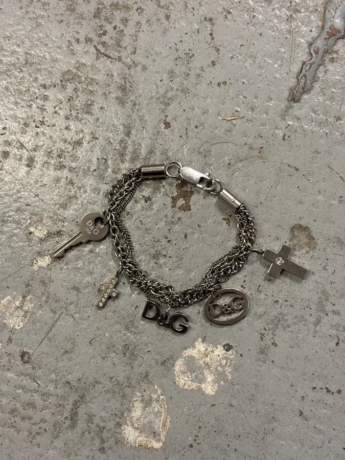 Dolce & Gabbana Dolce & Gabbana Silver Metal Charm Bracelet Size ONE SIZE - 1 Thumbnail