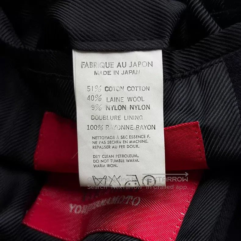 Yohji Yamamoto Yohji Yamamoto size os 90s Double-breasted Gold Button Coat Size US M / EU 48-50 / 2 - 8 Thumbnail