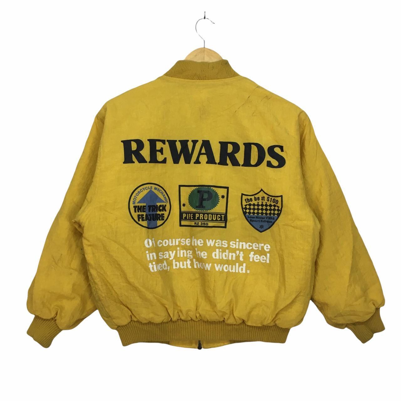 Vintage Vtg FAMILY JOY Pipe Product Bomber Jacket Big Logo Spell Size US XXS / EU 40 - 1 Thumbnail