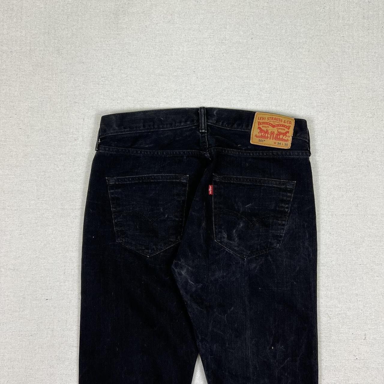 Levi's × Vintage Black levis 501 jeans Size US 34 / EU 50 - 2 Thumbnail